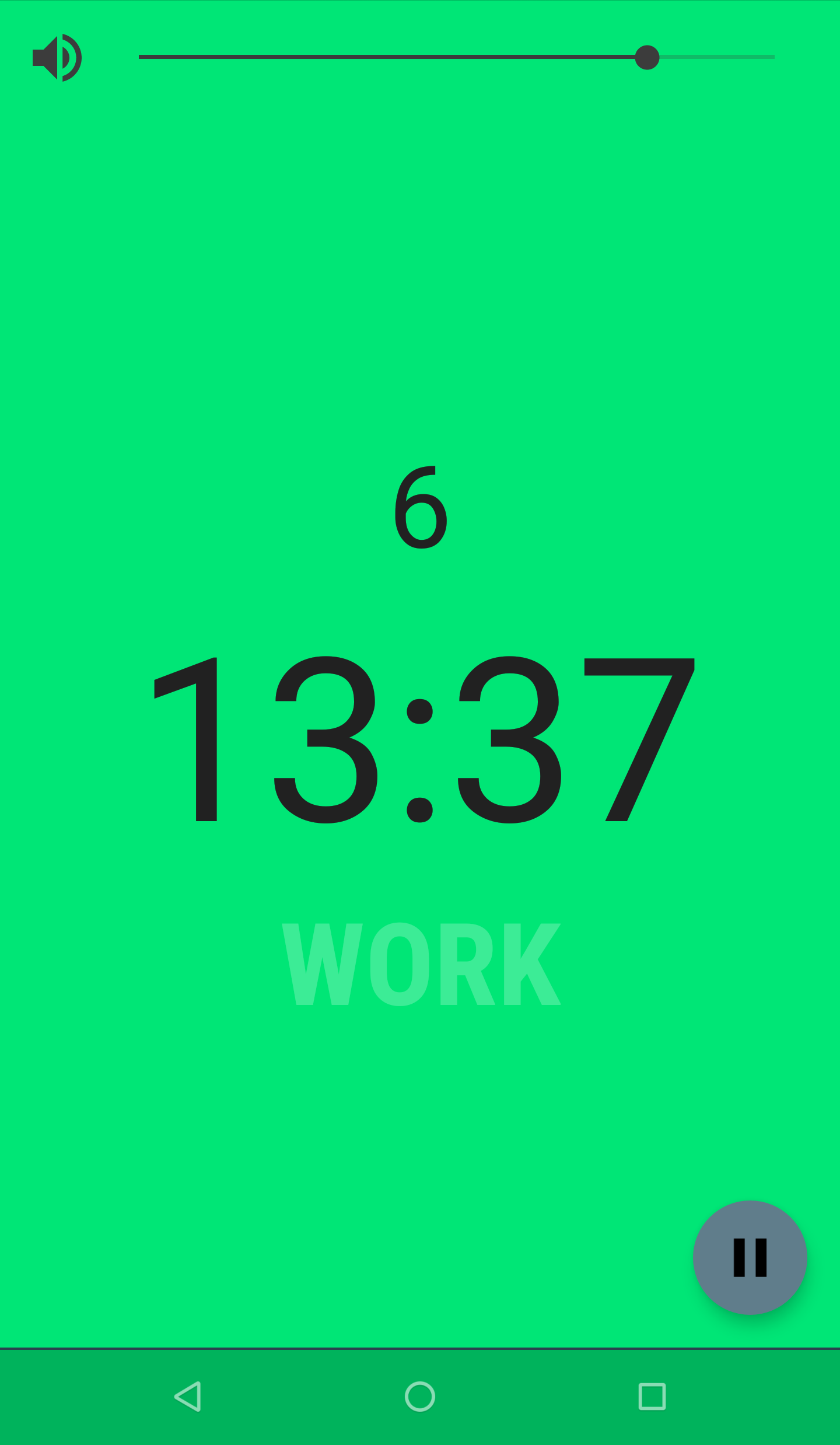 اسکرین شات 3 برنامه Interval Timer