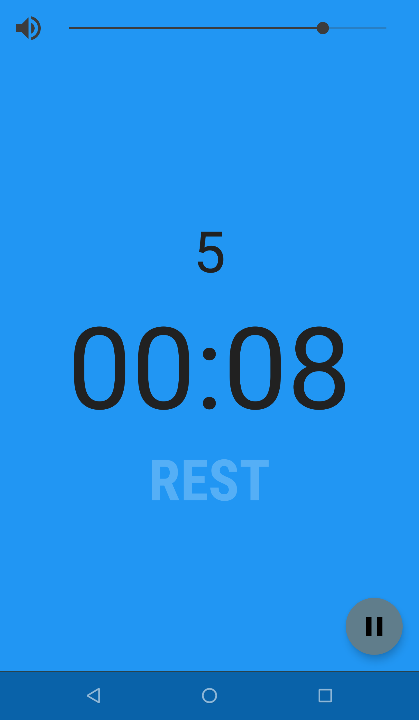 اسکرین شات 4 برنامه Interval Timer