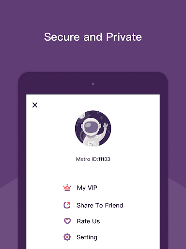 اسکرین شات 4 برنامه Metro VPN