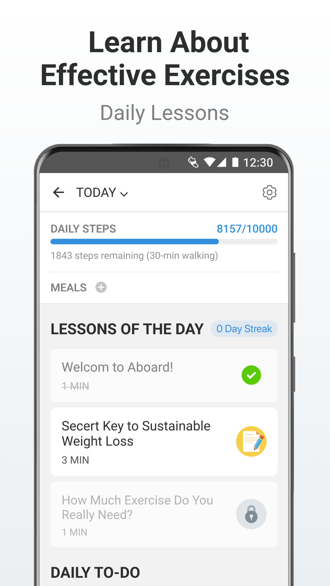 اسکرین شات 2 برنامه Step Counter - Pedometer