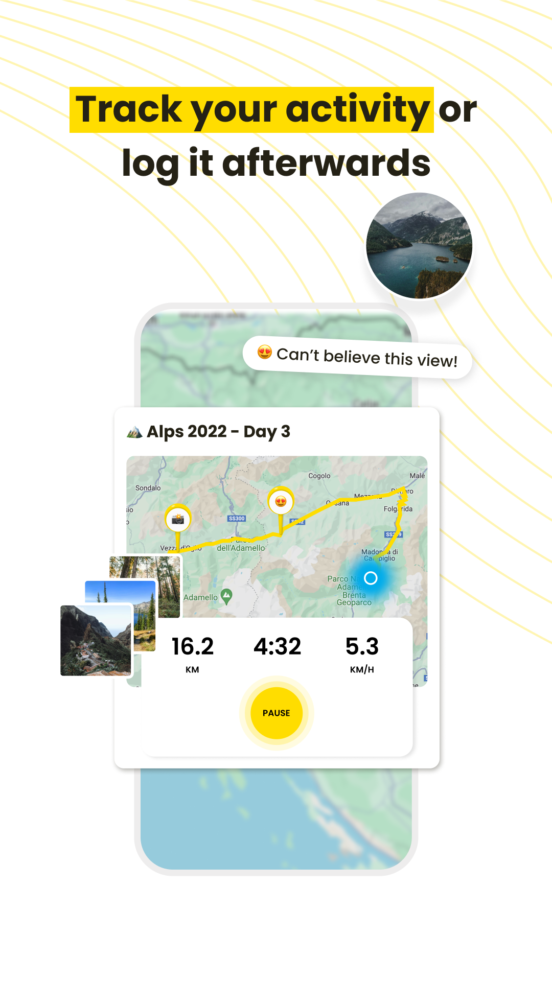 اسکرین شات 3 برنامه Relive: Run, Ride, Hike & more