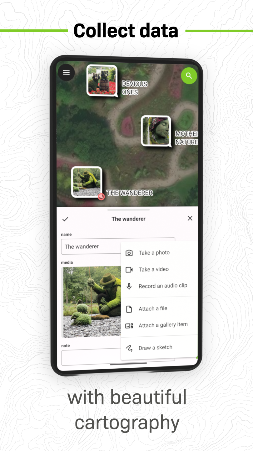اسکرین شات 3 برنامه QField for QGIS