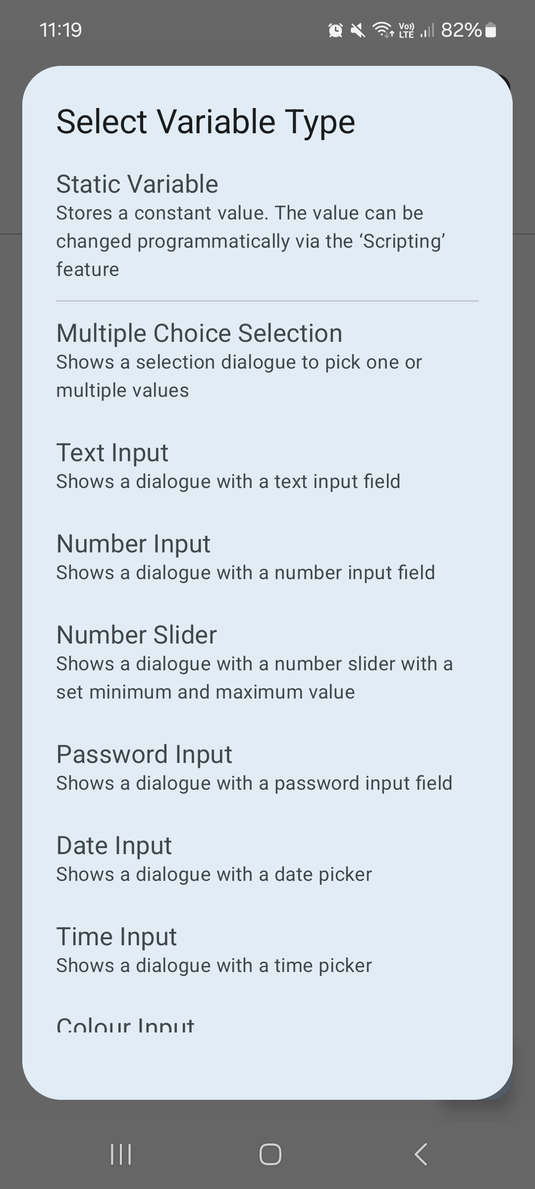 اسکرین شات 6 برنامه HTTP Request Shortcuts