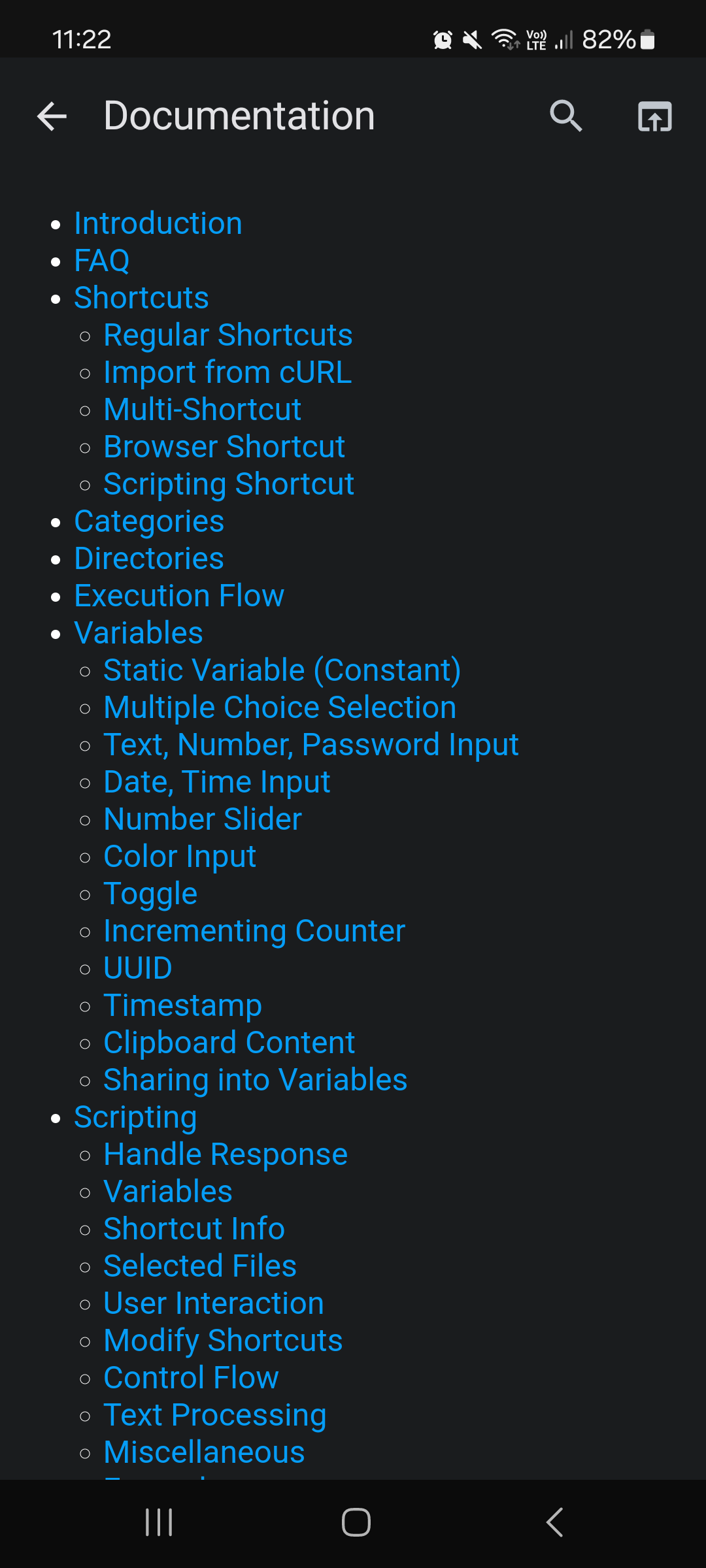 اسکرین شات 8 برنامه HTTP Request Shortcuts