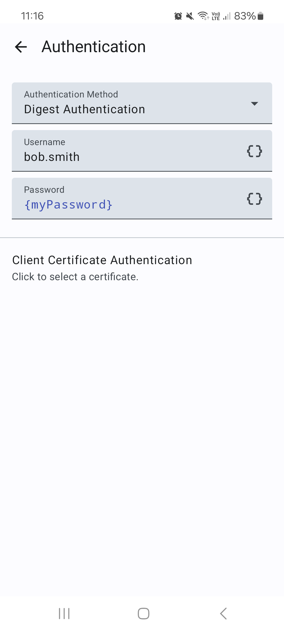 اسکرین شات 4 برنامه HTTP Request Shortcuts