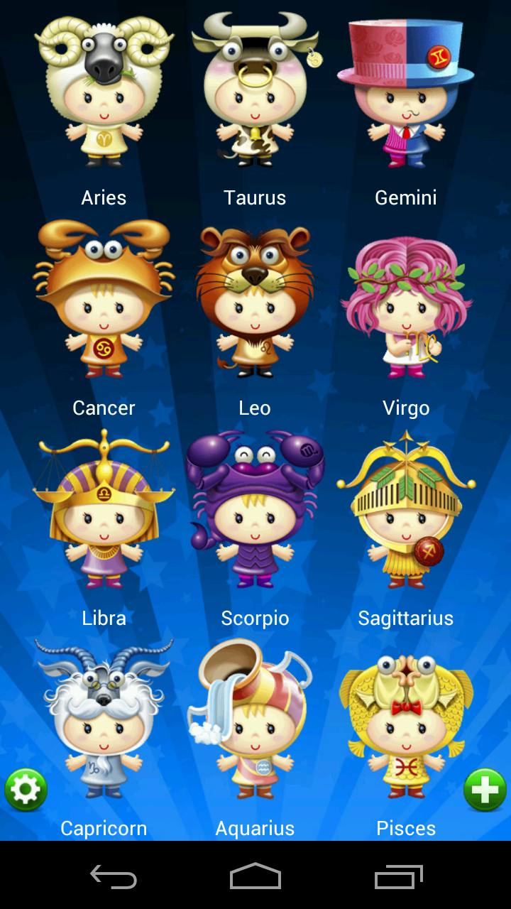 اسکرین شات 1 برنامه Horoscope HD