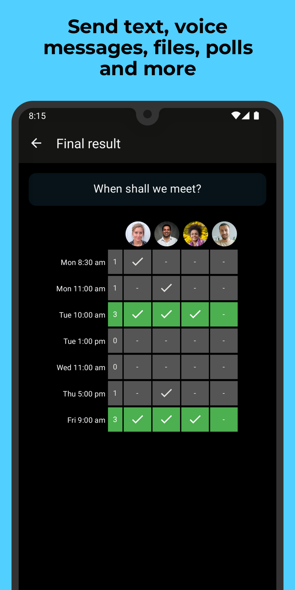 اسکرین شات 6 برنامه Threema Work. For Companies