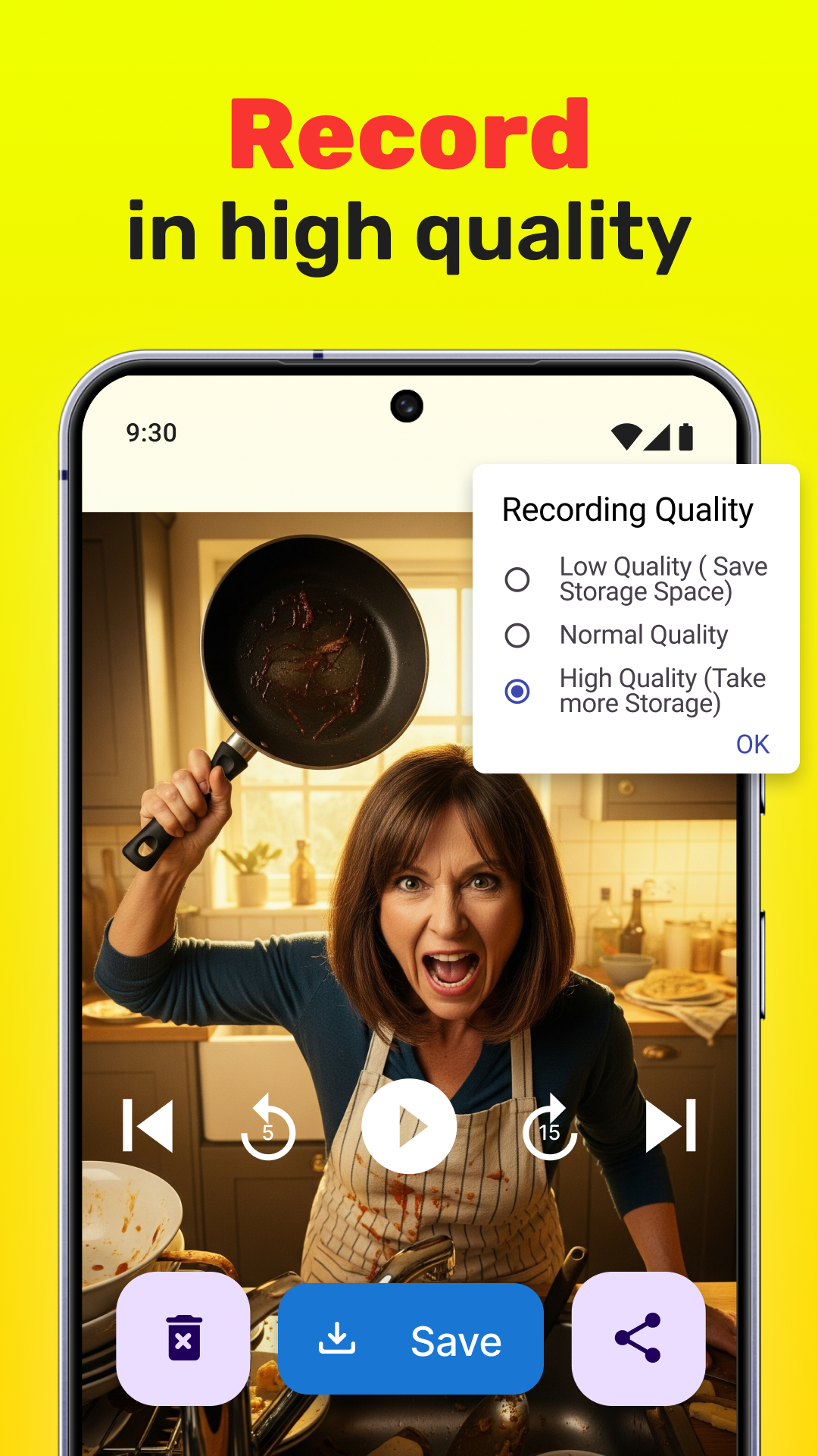اسکرین شات 7 برنامه Closed Camera - Video Recorder