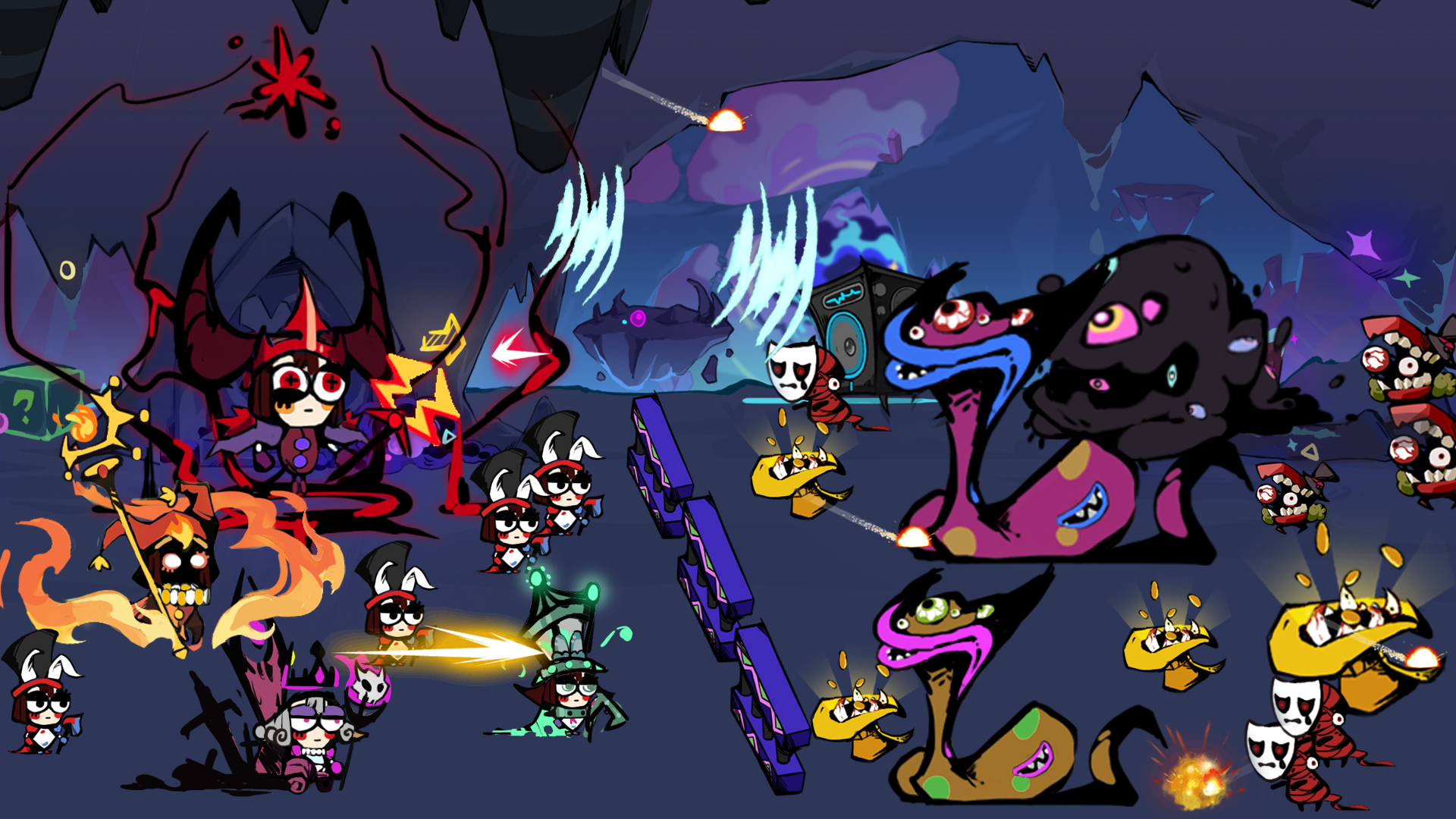 اسکرین شات 2 بازی Clown Monster Clash Caine Game