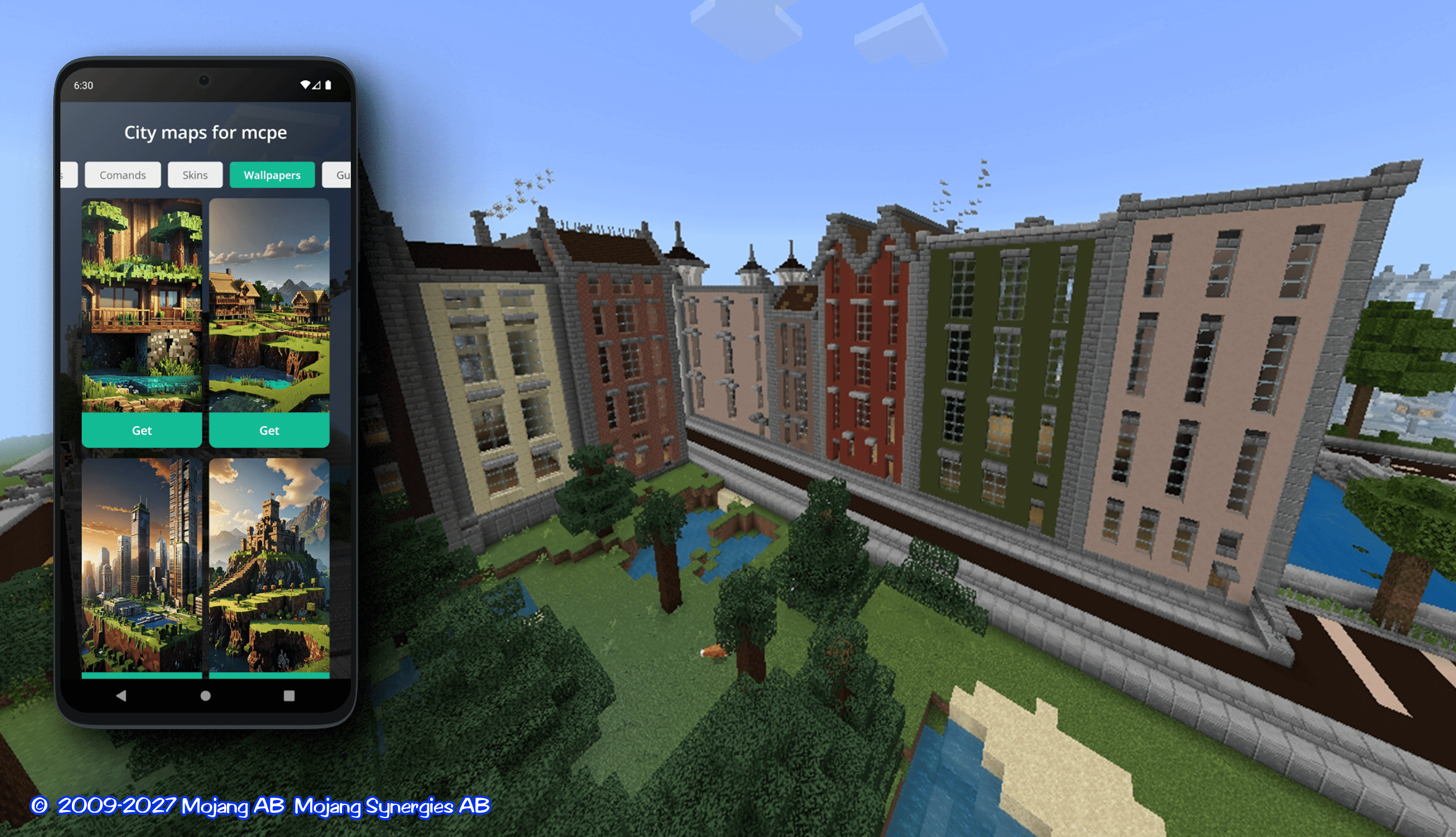 اسکرین شات 3 برنامه city for minecraft mod