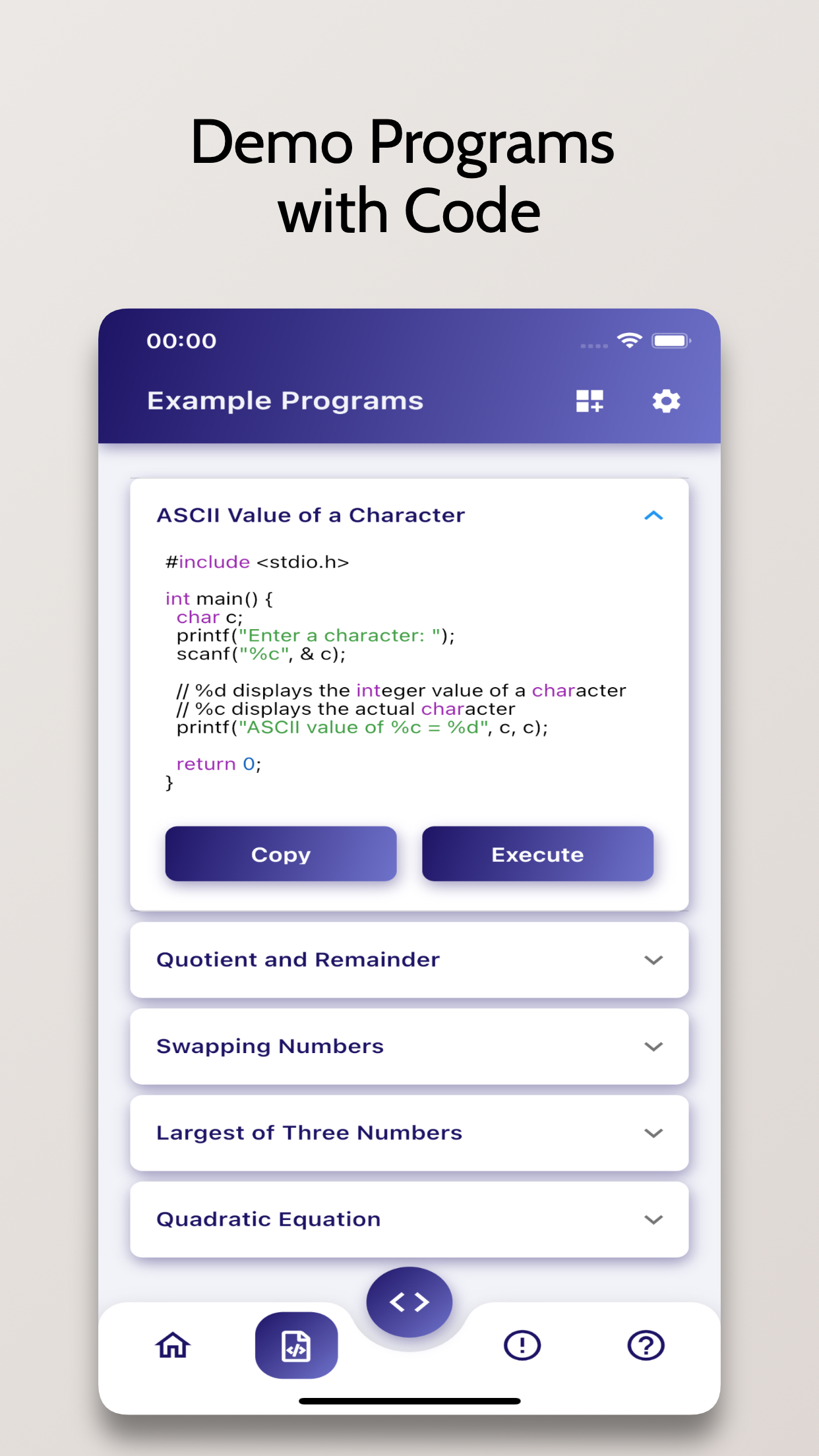 اسکرین شات 5 برنامه C Compiler - Run .c Code