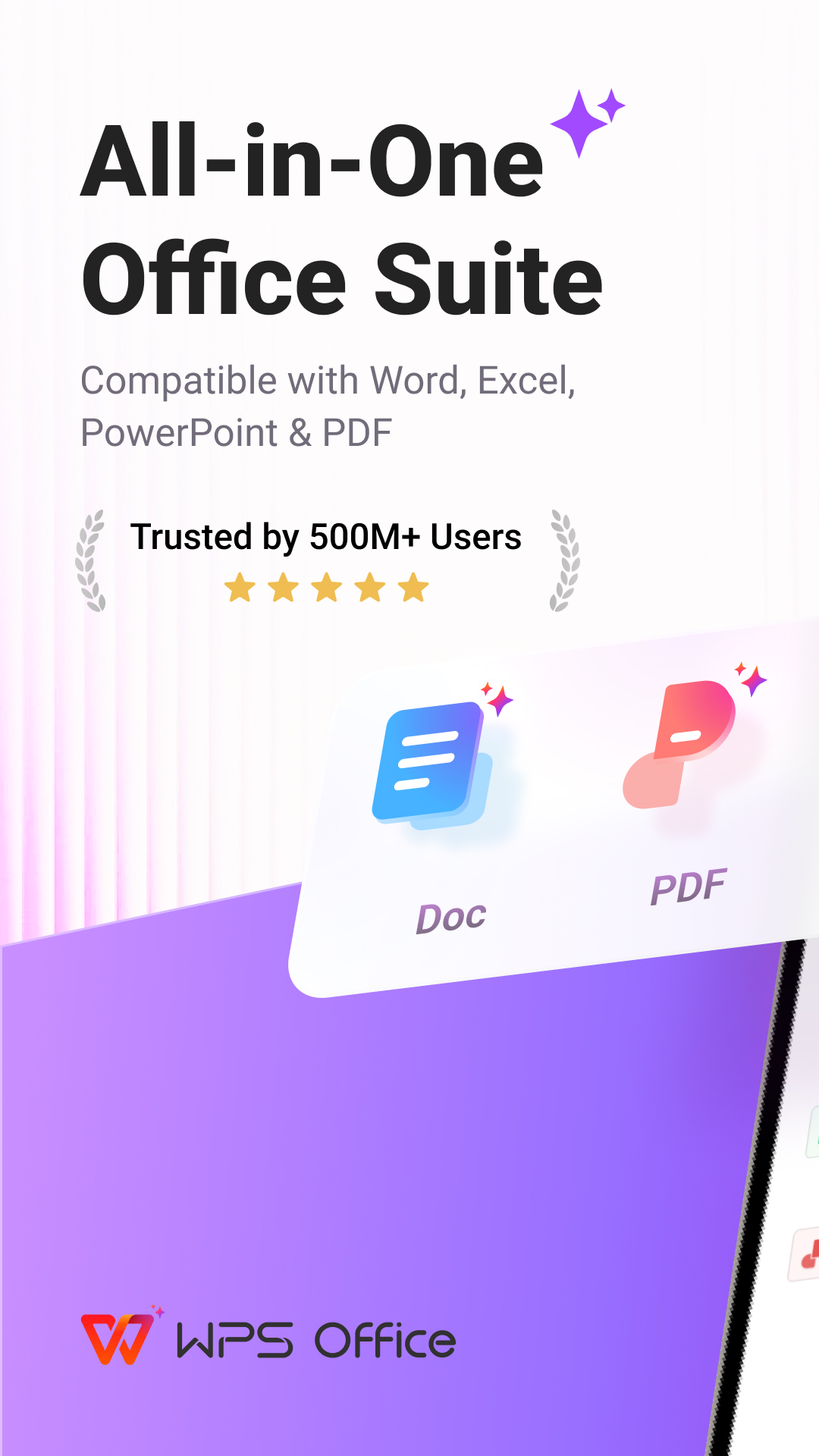 اسکرین شات 1 برنامه WPS Office-PDF, Word, Sheet