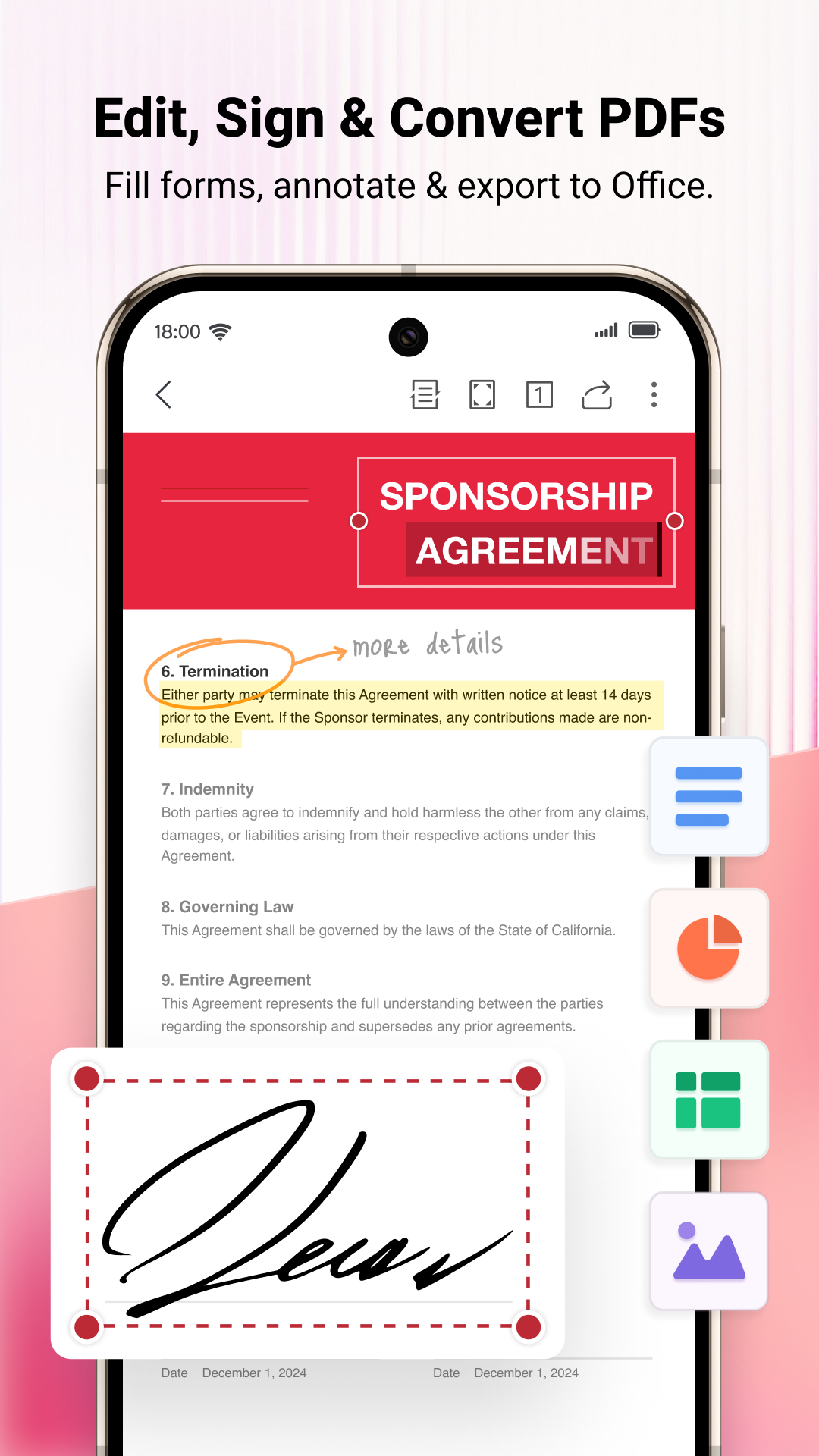 اسکرین شات 3 برنامه WPS Office-PDF, Word, Sheet
