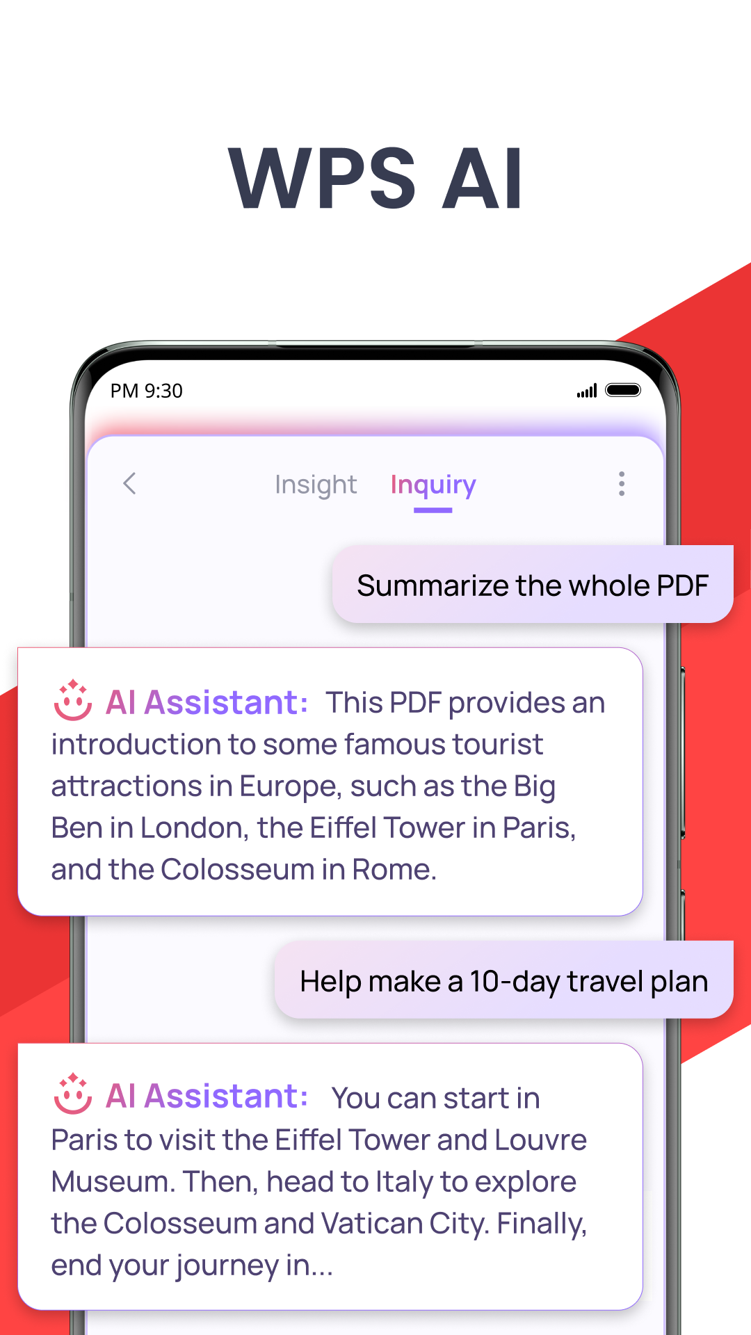 اسکرین شات 2 برنامه WPS Office-PDF, Word, Sheet