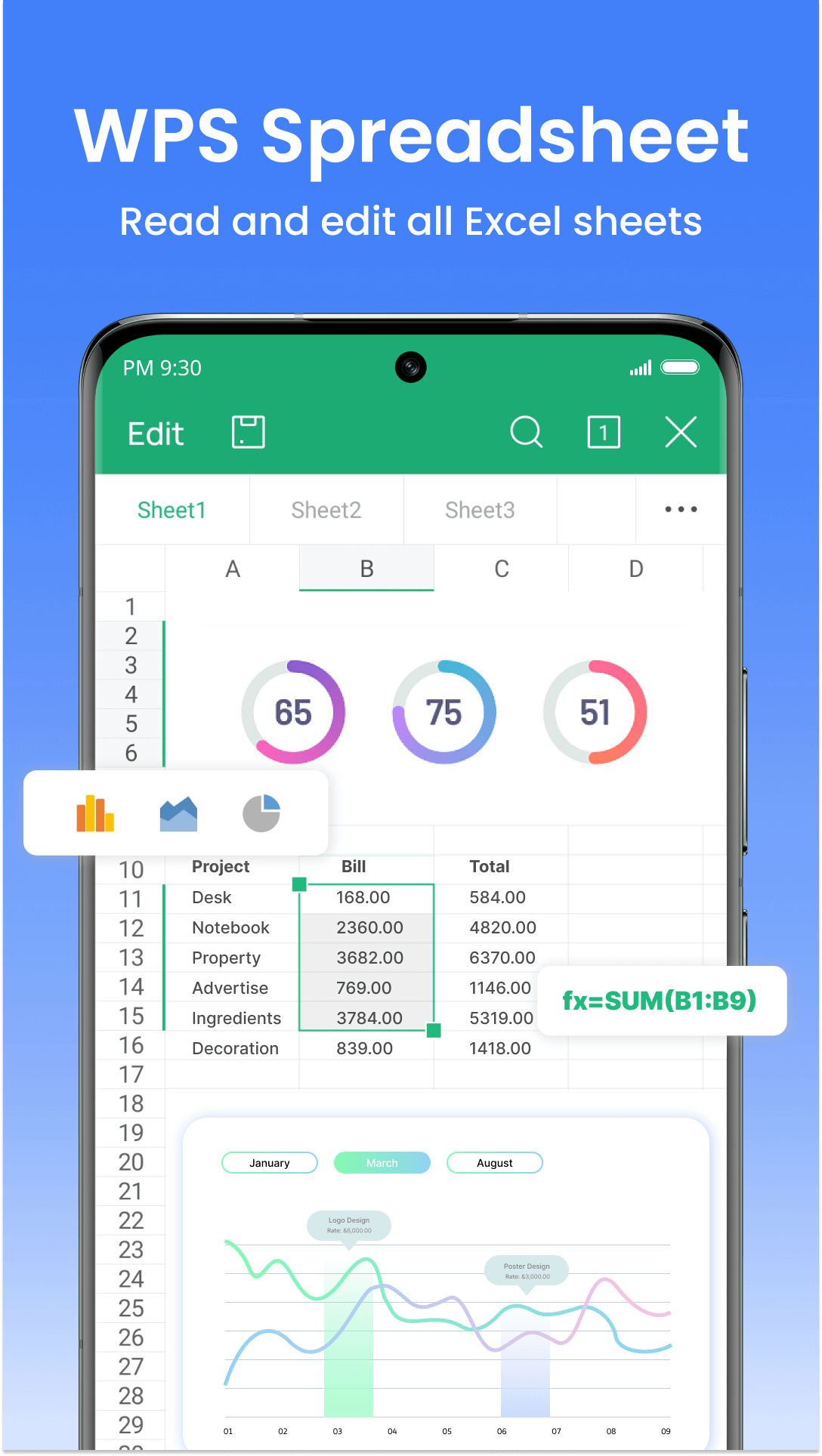 اسکرین شات 4 برنامه WPS Office Lite