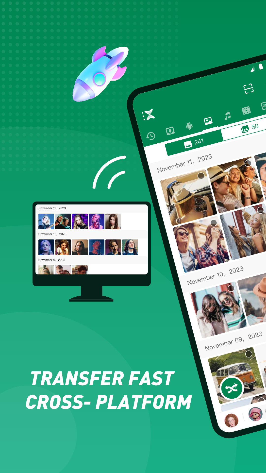 اسکرین شات 1 برنامه Xender - Quick Share, Transfer