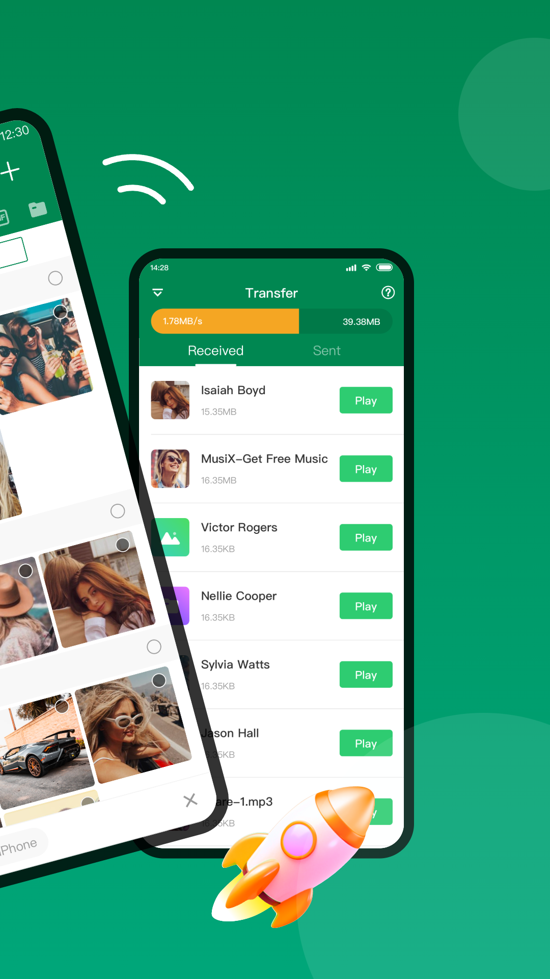 اسکرین شات 2 برنامه Xender - Quick Share, Transfer