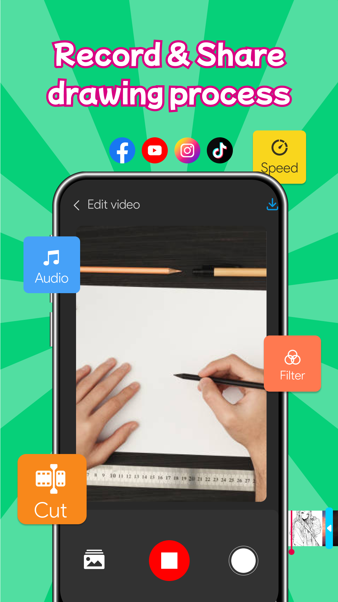 اسکرین شات 5 برنامه AR Drawing Sketch Paint