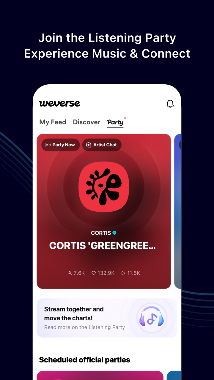 اسکرین شات 4 برنامه ویورس (weverse)