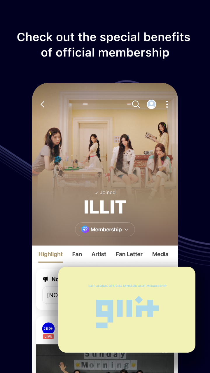 اسکرین شات 7 برنامه ویورس (weverse)