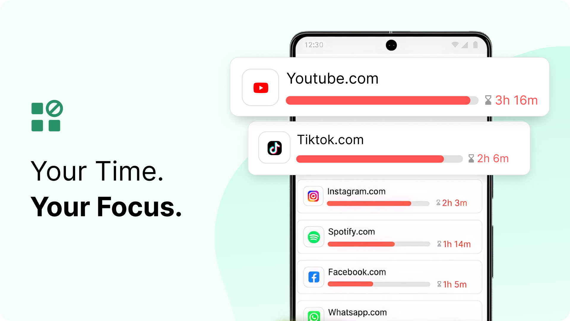 اسکرین شات 1 برنامه BlockSite: Block Apps & Sites
