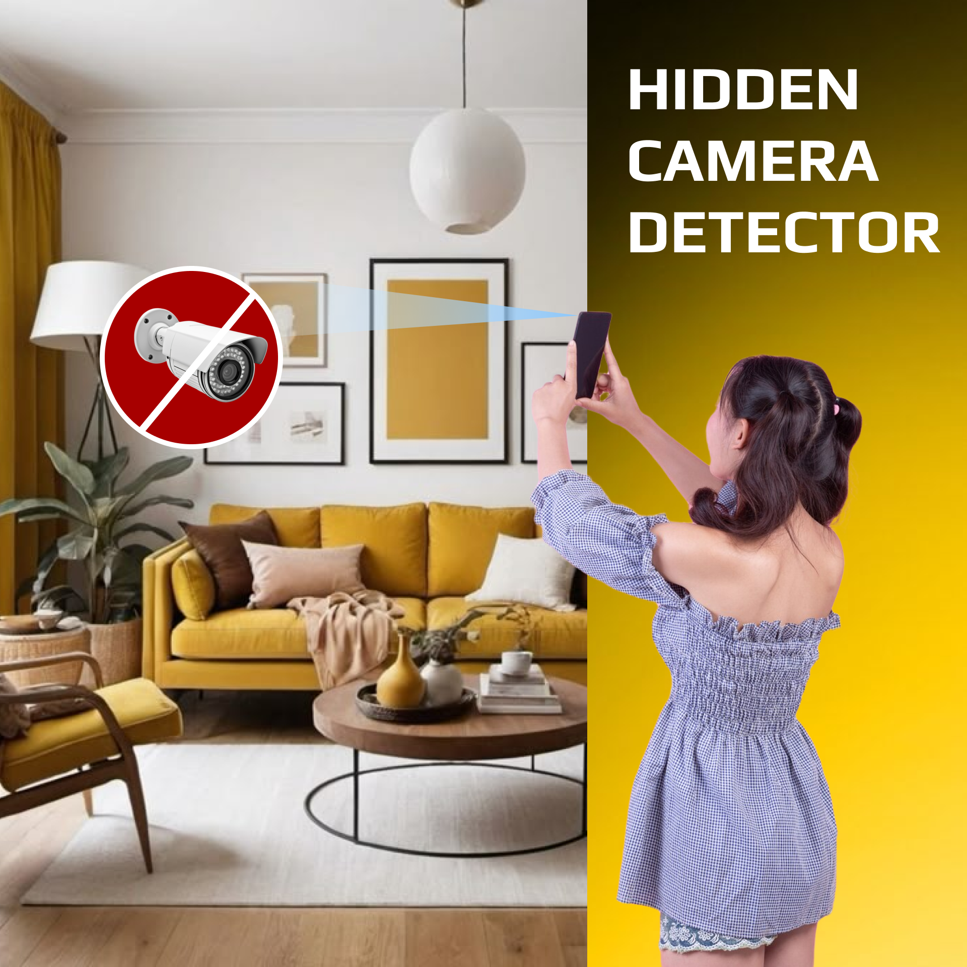 اسکرین شات 1 برنامه Hidden Camera Detector