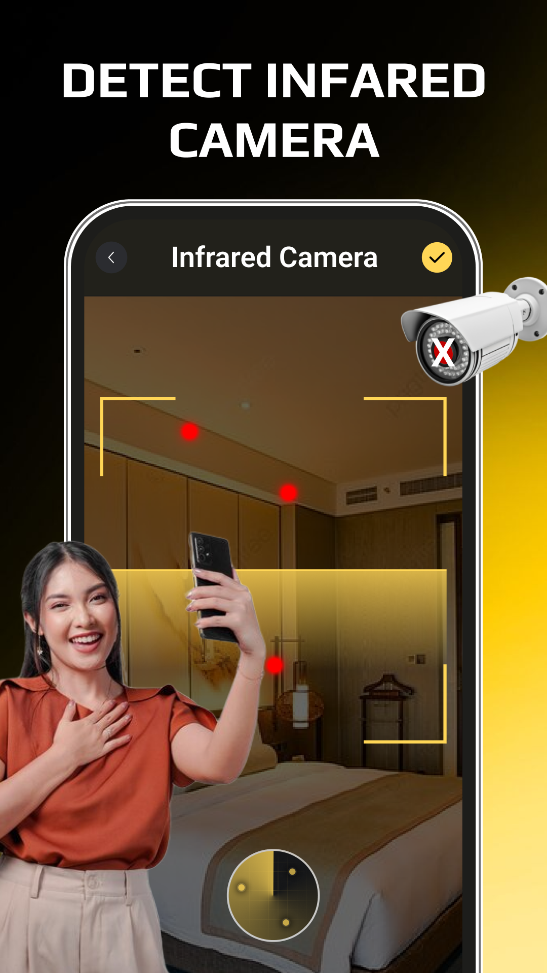 اسکرین شات 3 برنامه Hidden Camera Detector