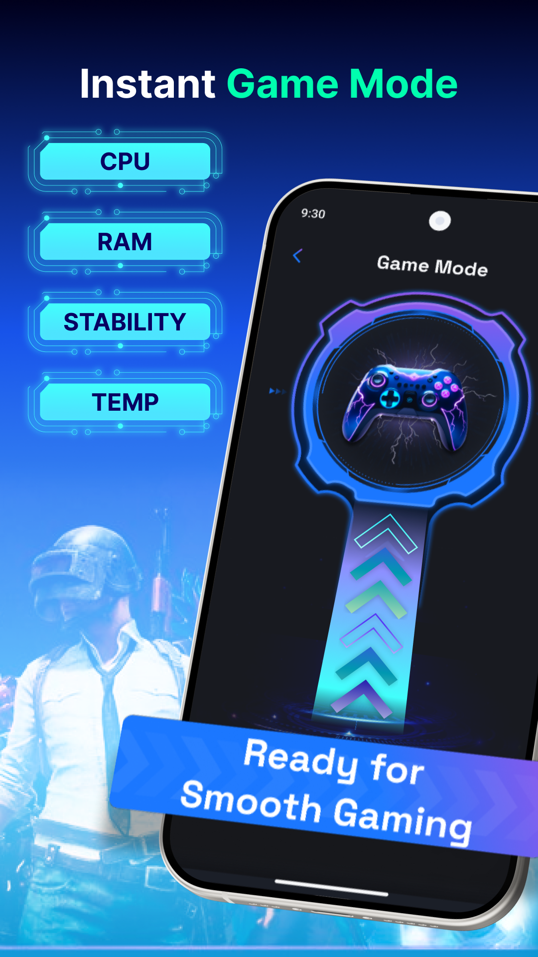 اسکرین شات 1 برنامه Game Mode, Game Launcher