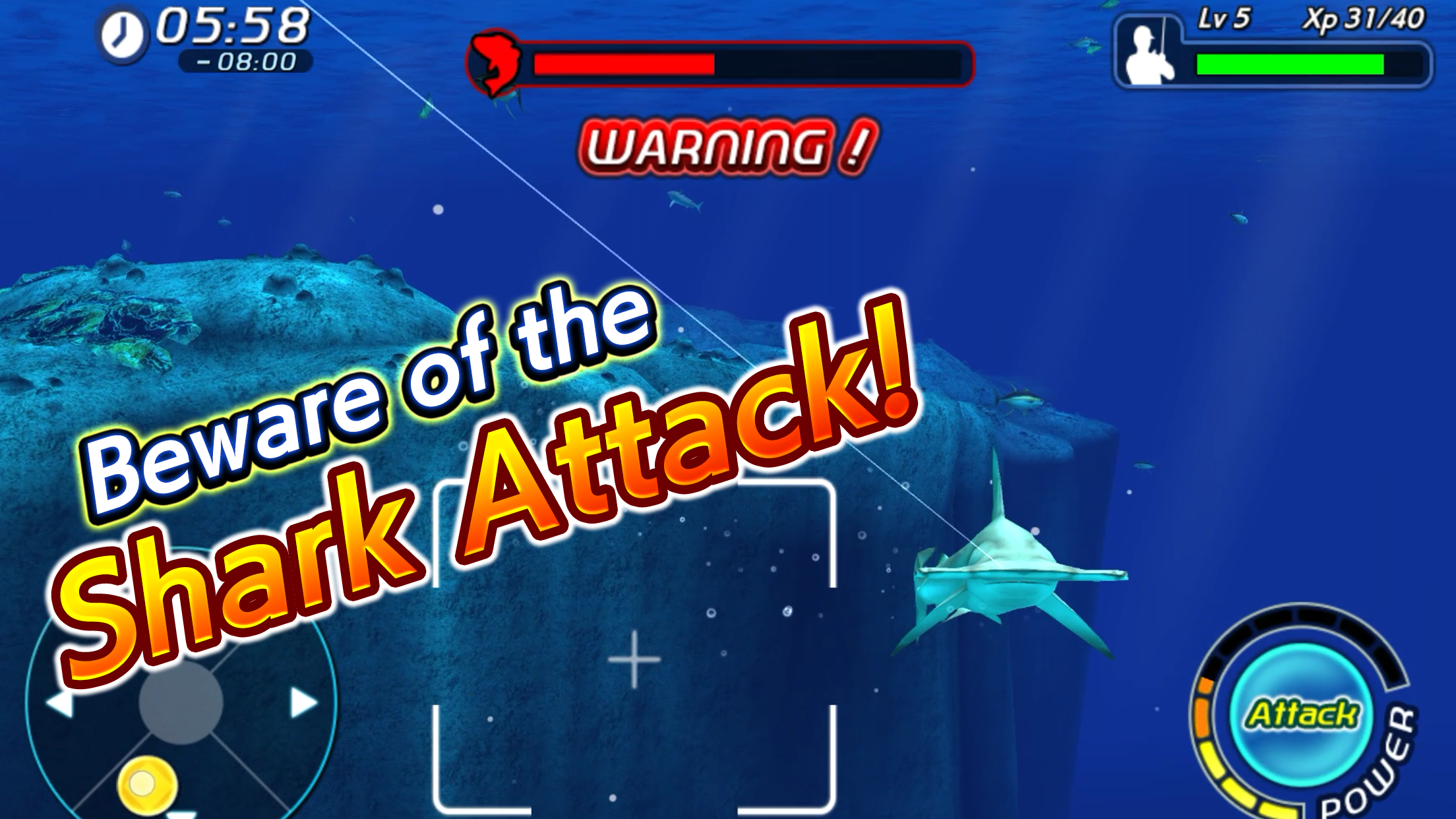 اسکرین شات 1 بازی Wild Shark Fishing