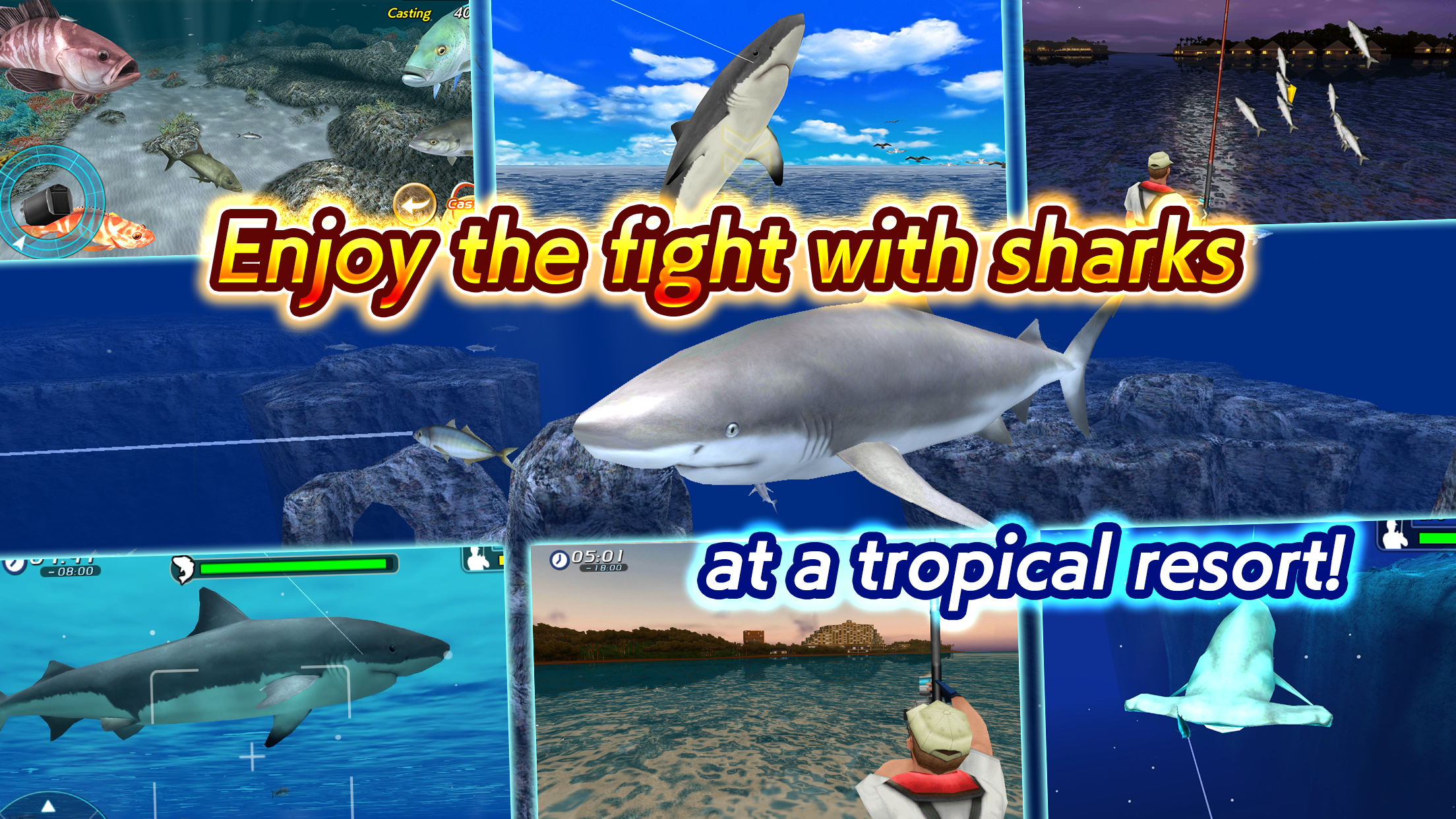 اسکرین شات 6 بازی Wild Shark Fishing