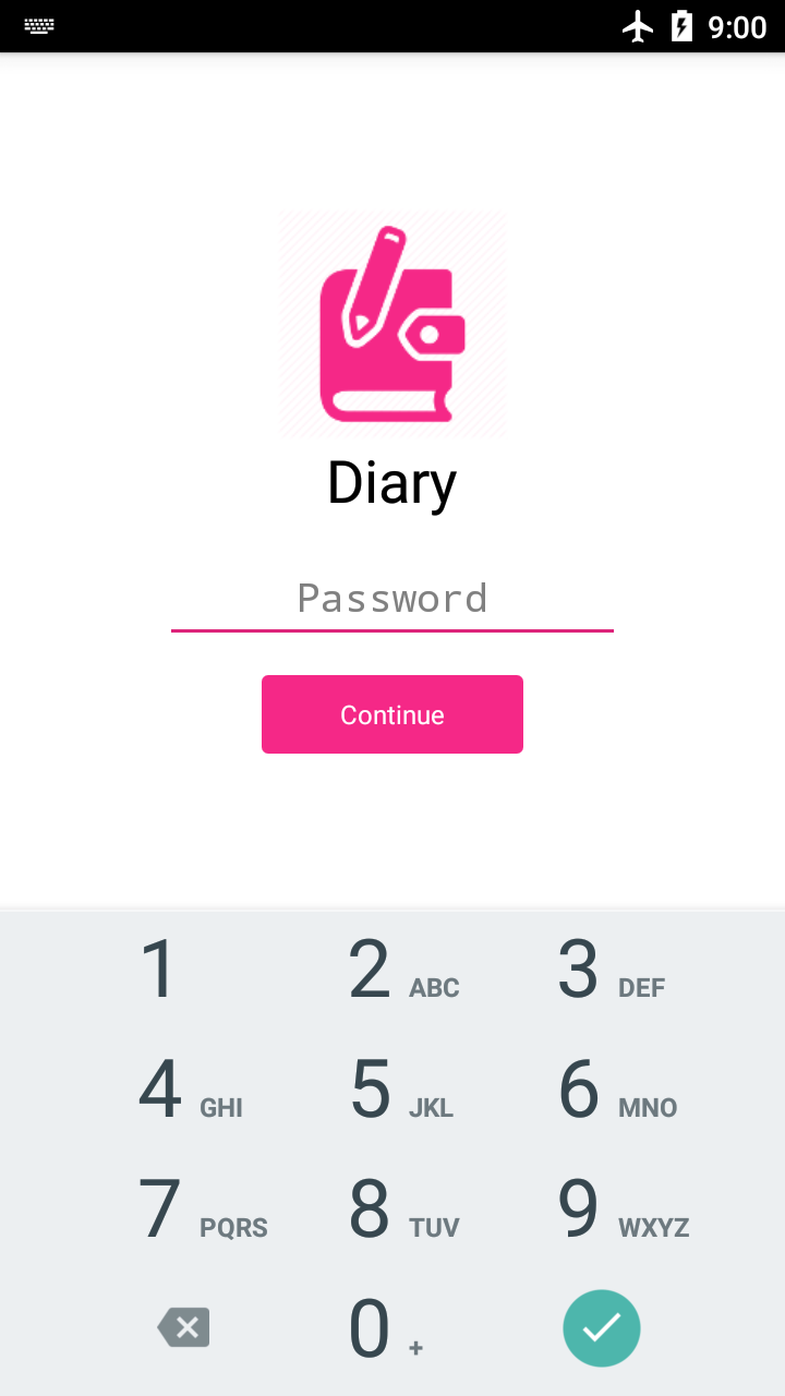 اسکرین شات 4 برنامه Personal diary