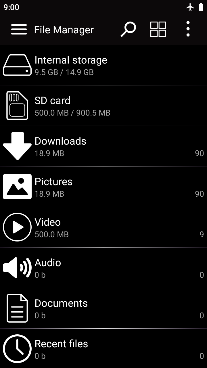 اسکرین شات 2 برنامه File explorer
