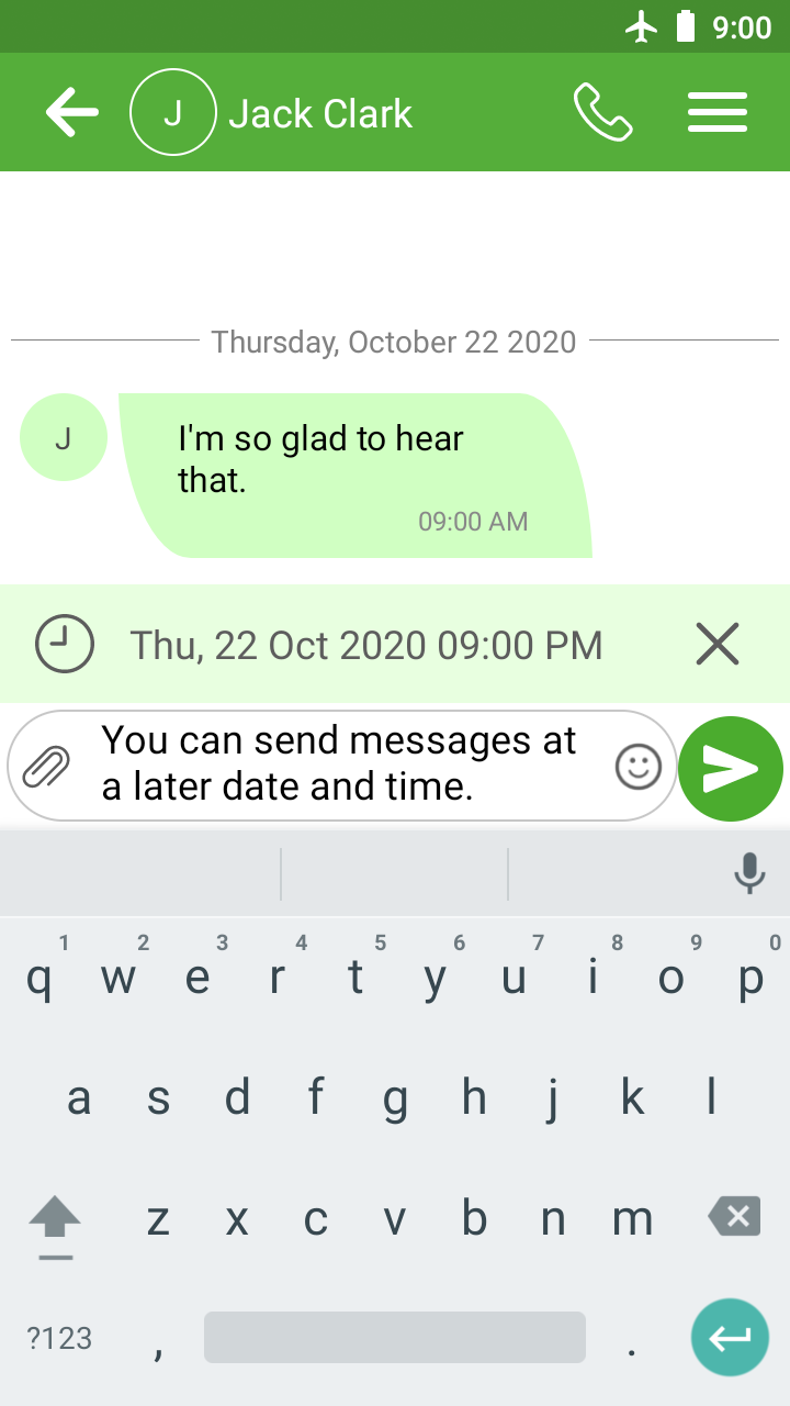 اسکرین شات 6 برنامه SMS text messaging