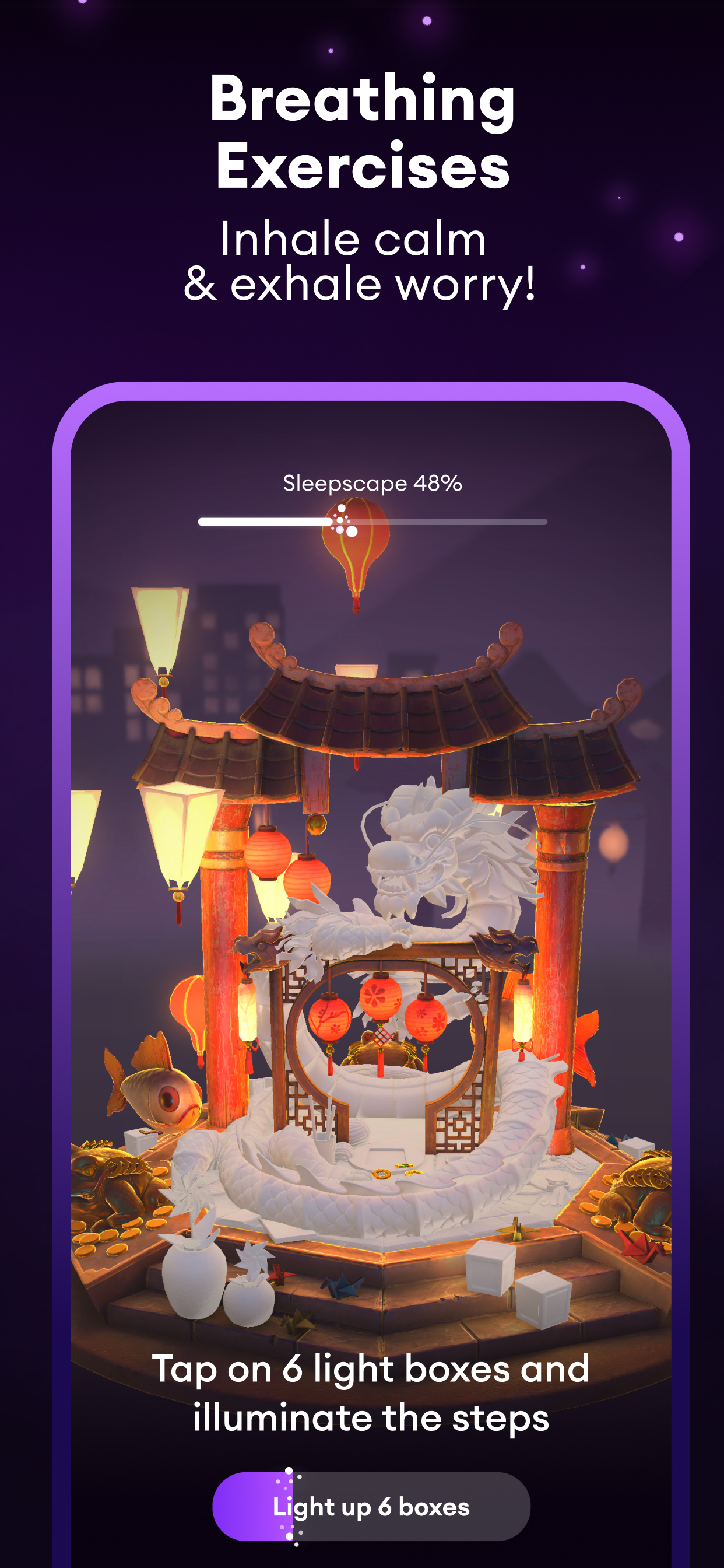 اسکرین شات 6 برنامه Loóna: Bedtime Calm & Sleep