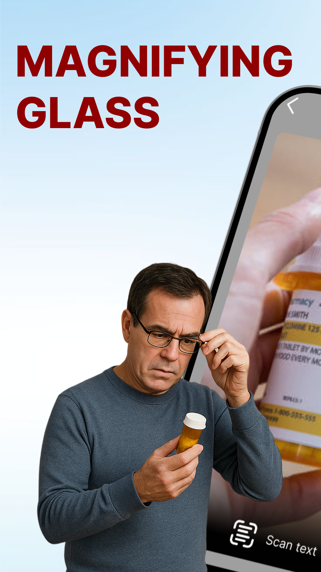 اسکرین شات 1 برنامه Magnifier: Magnifying glass