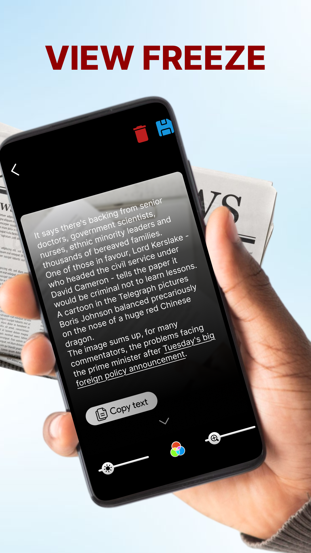 اسکرین شات 7 برنامه Magnifier: Magnifying glass