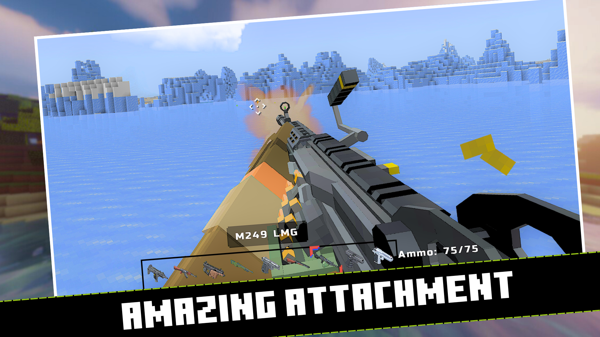 اسکرین شات 4 برنامه Gun Weapon Mod for MCPE