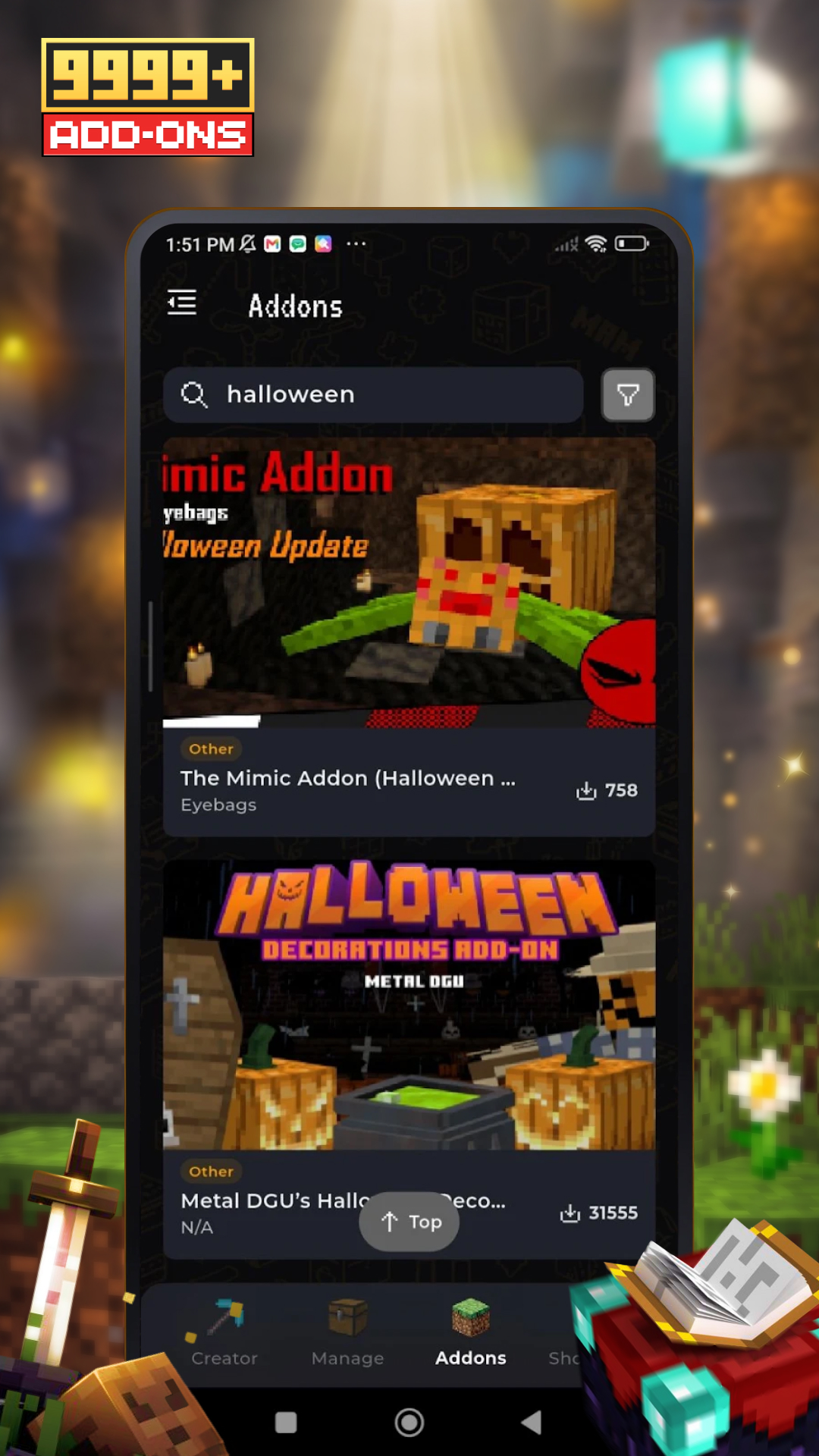 اسکرین شات 4 برنامه MAM AddOns Maker for Minecraft