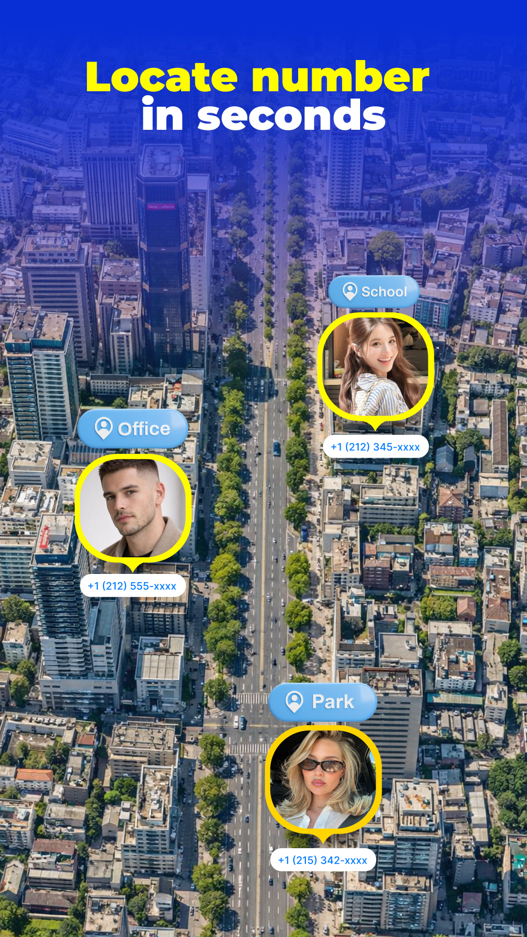 اسکرین شات 1 برنامه Mobile Number Locator