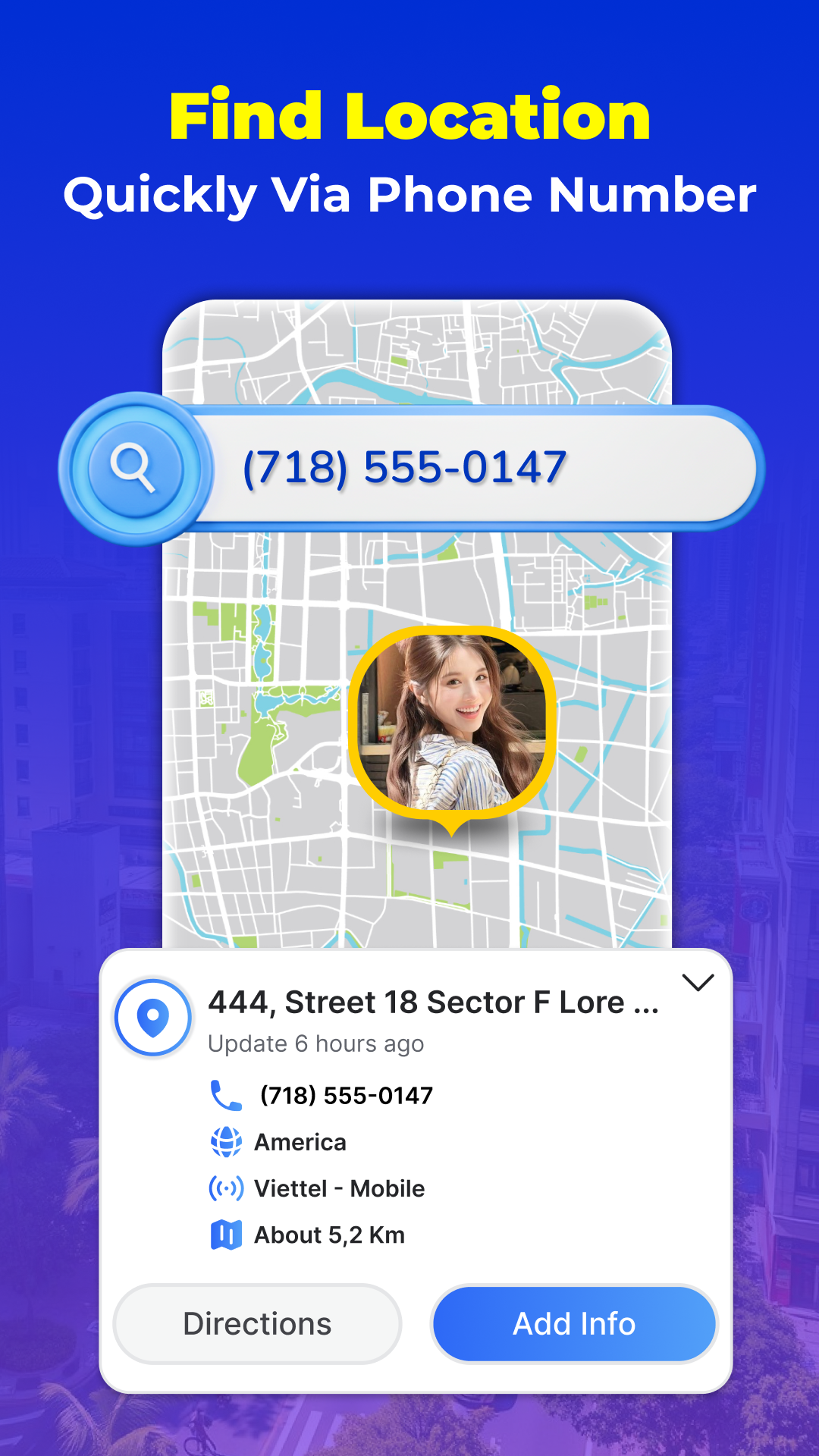 اسکرین شات 2 برنامه Mobile Number Locator