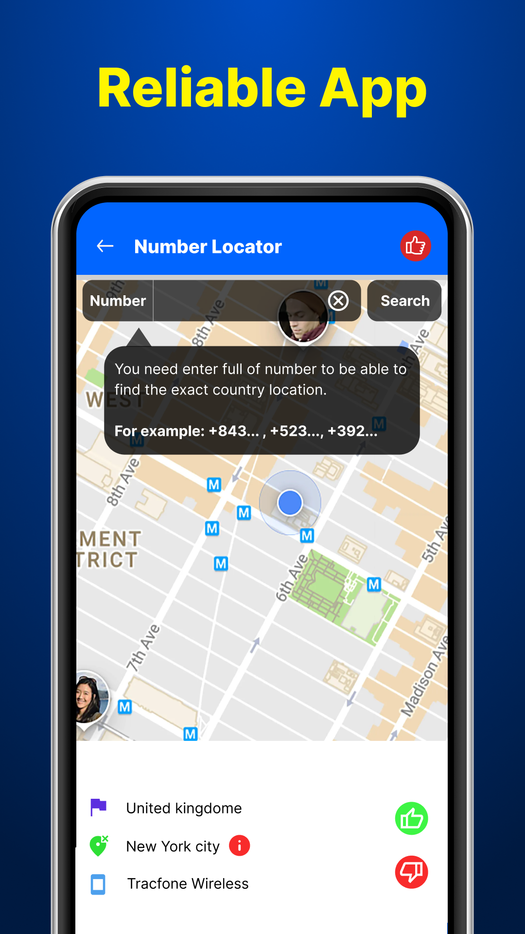 اسکرین شات 3 برنامه Mobile Number Locator