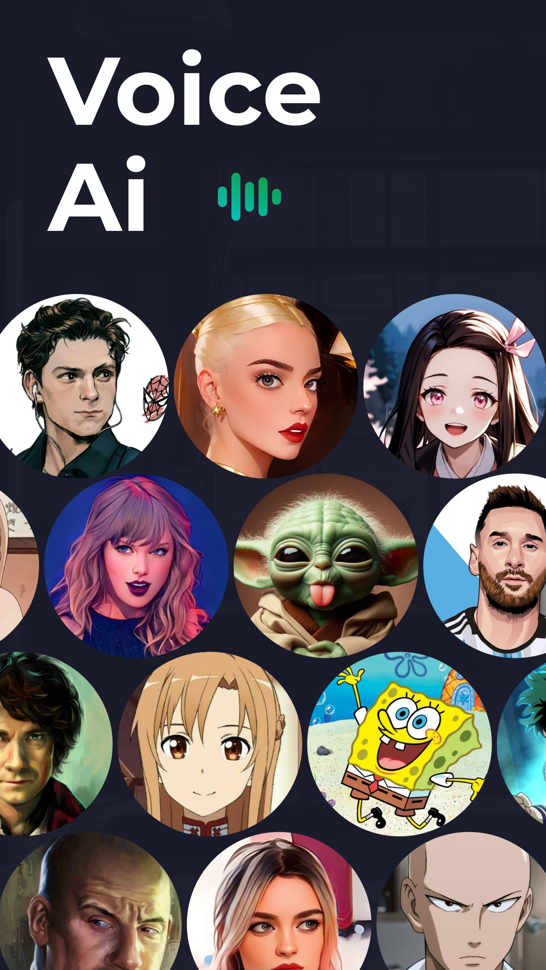 اسکرین شات 1 برنامه Voice AI - Changer Your Voice