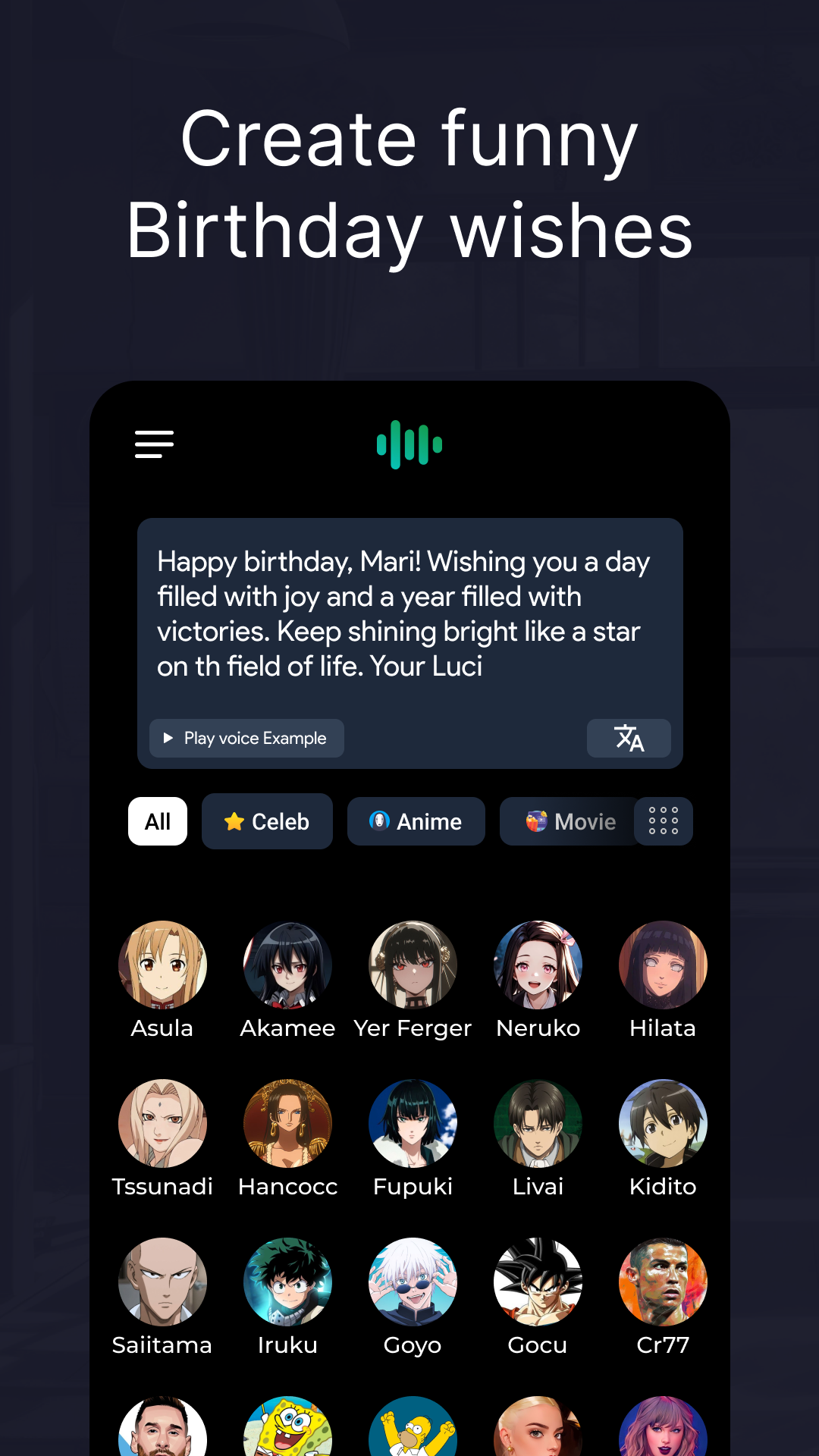 اسکرین شات 7 برنامه Voice AI - Changer Your Voice