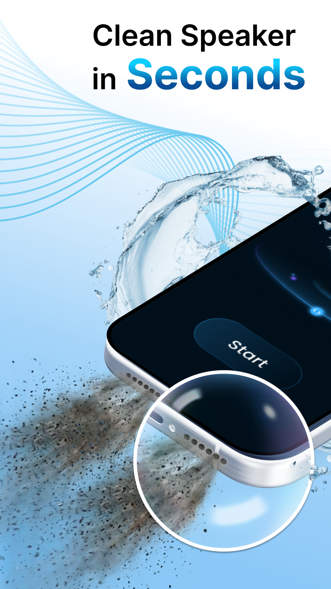 اسکرین شات 1 برنامه Speaker Cleaner & Water Eject