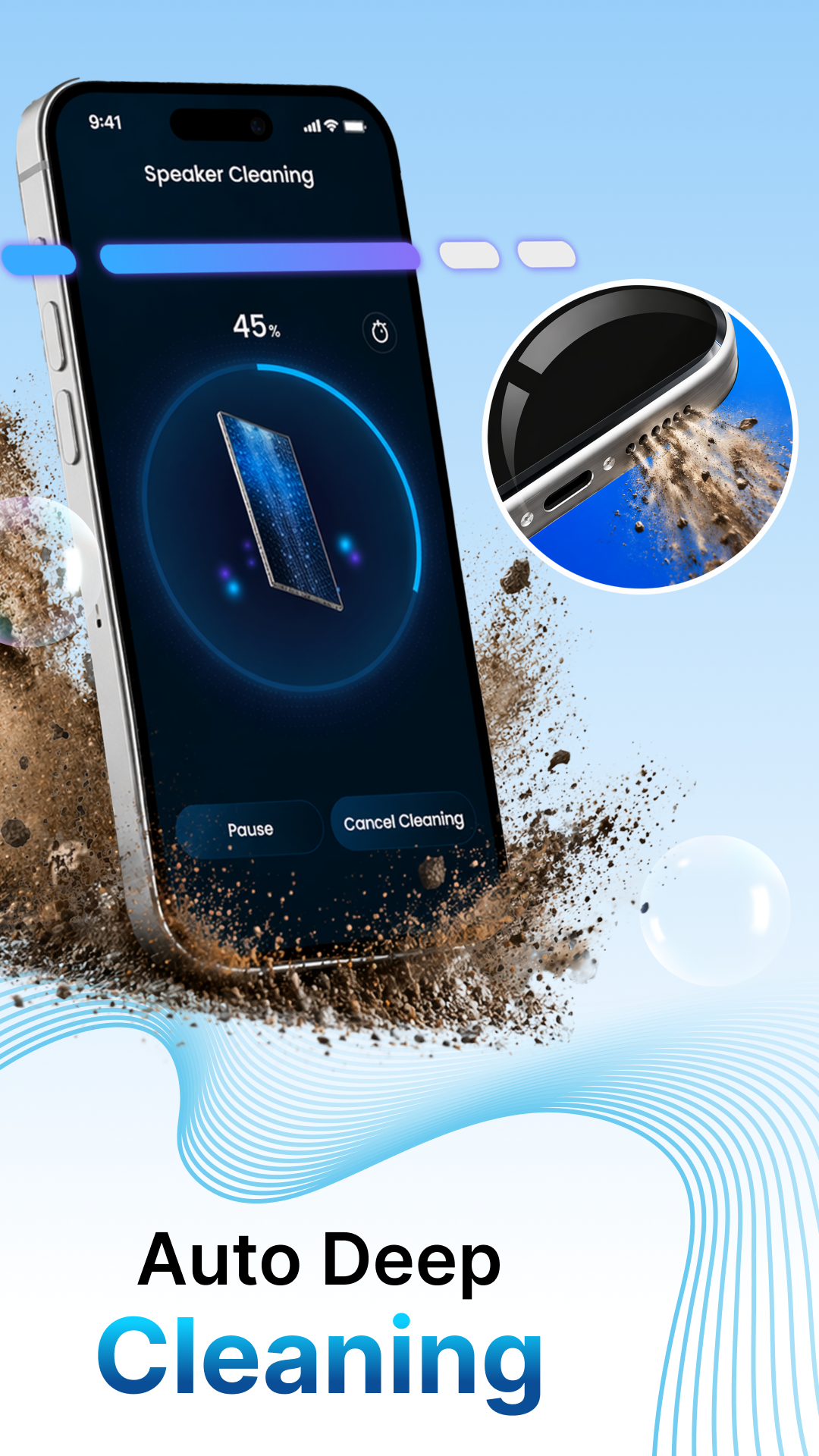اسکرین شات 3 برنامه Speaker Cleaner & Water Eject