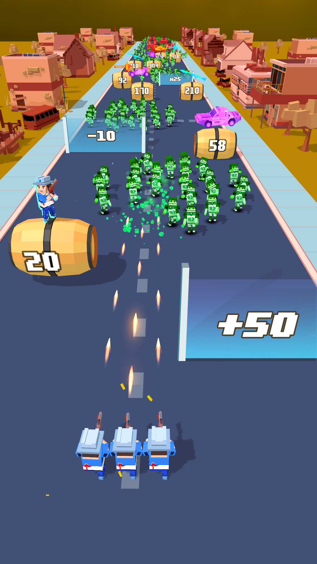 اسکرین شات 1 بازی Zombie Run And Gun