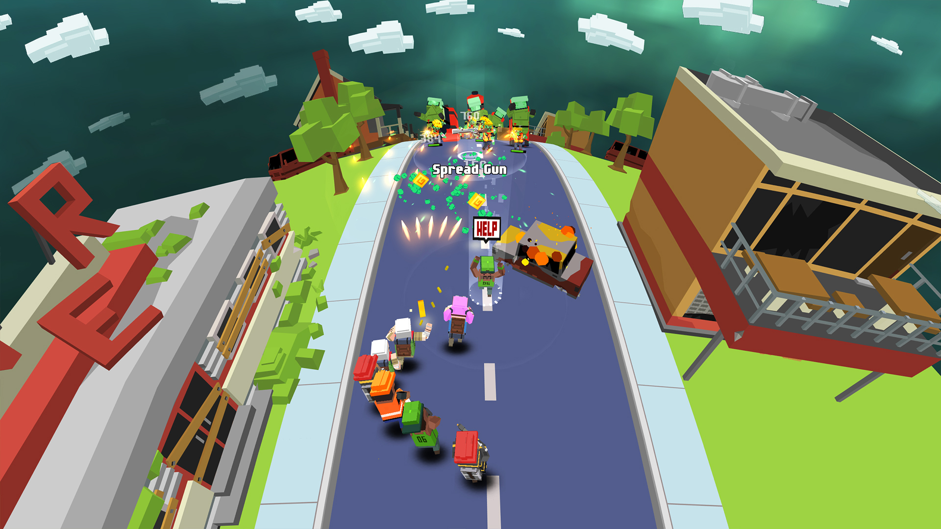 اسکرین شات 6 بازی Zombie Run And Gun