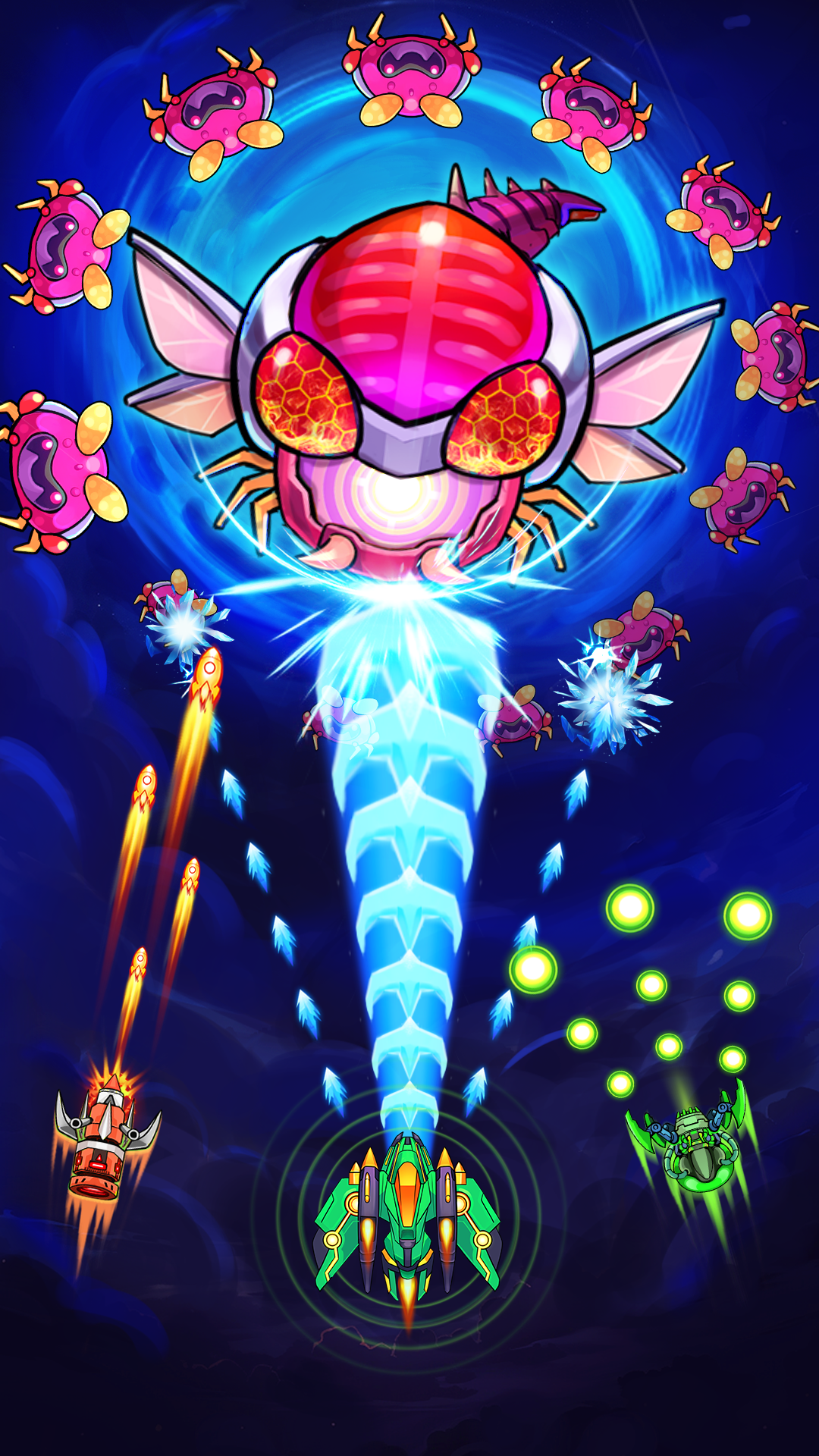 اسکرین شات 2 بازی Insect Shooter: Galaxy Attack