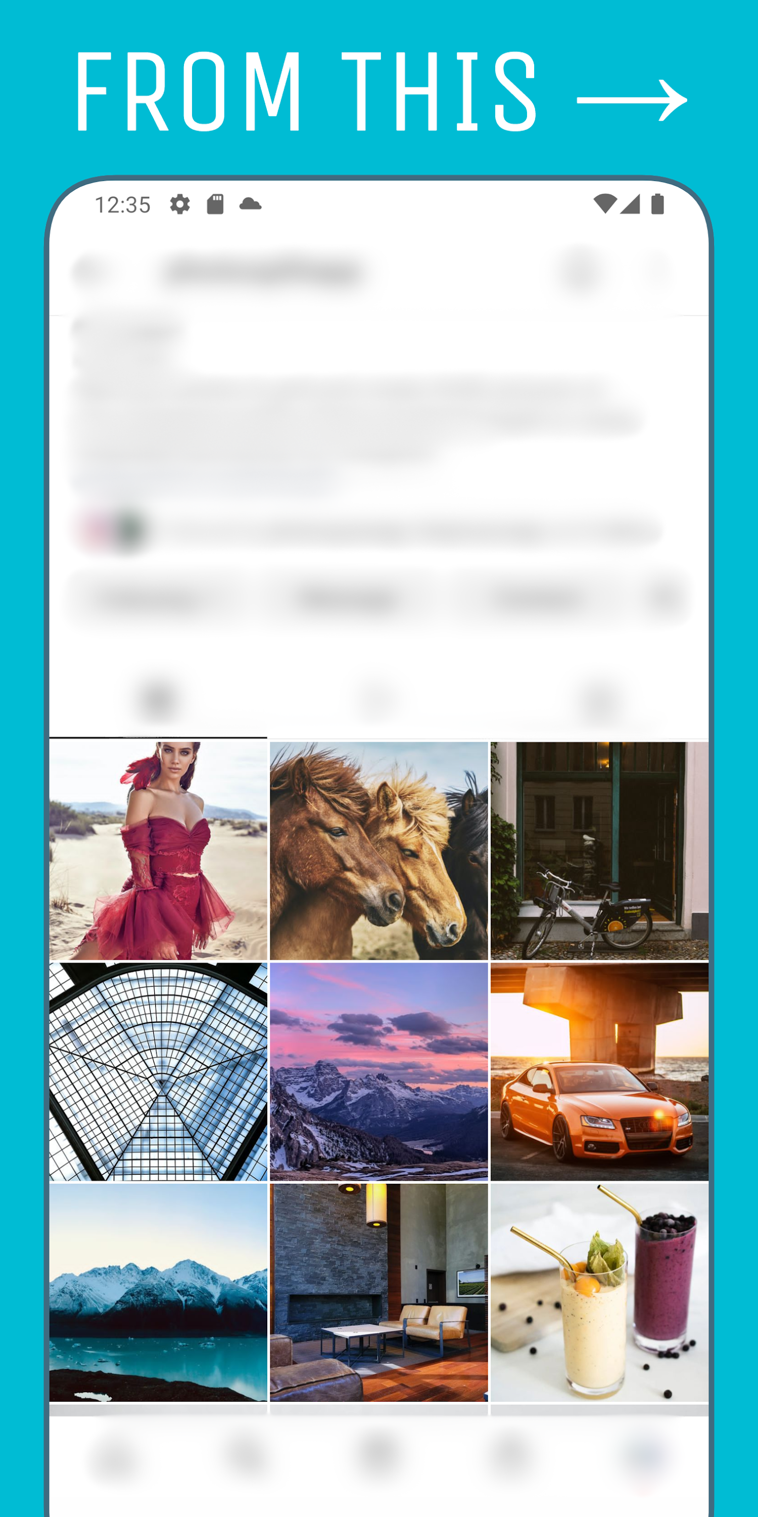 اسکرین شات 1 برنامه Grid Maker: PhotoSplit