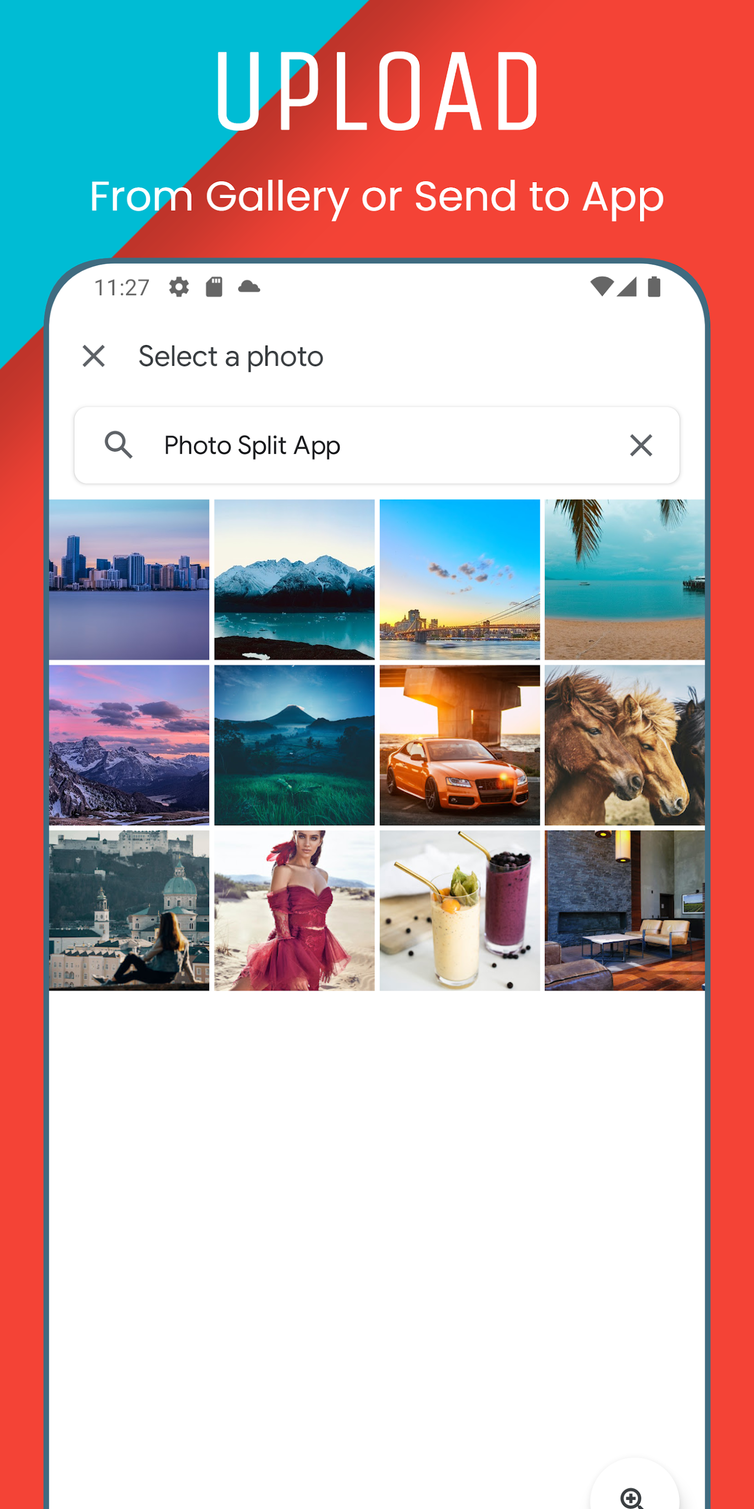 اسکرین شات 4 برنامه Grid Maker: PhotoSplit